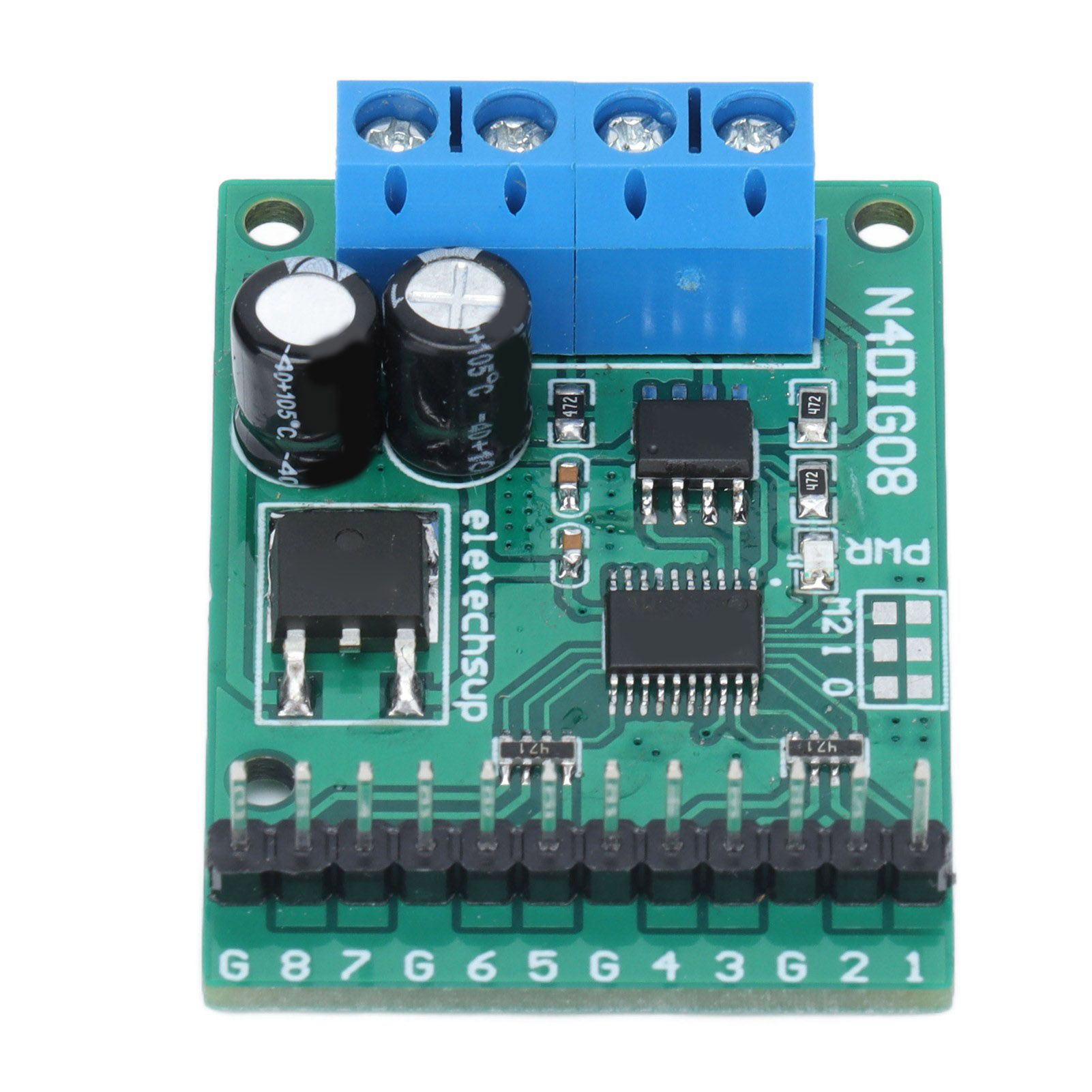 8-kanal Rs485 Ttl 9600 Baud Steuermodul, N4dig08 Relaisplatine Mit Stiftleisten, Digitaler Ein-/ausgang Für Sps Und Hausautomation.