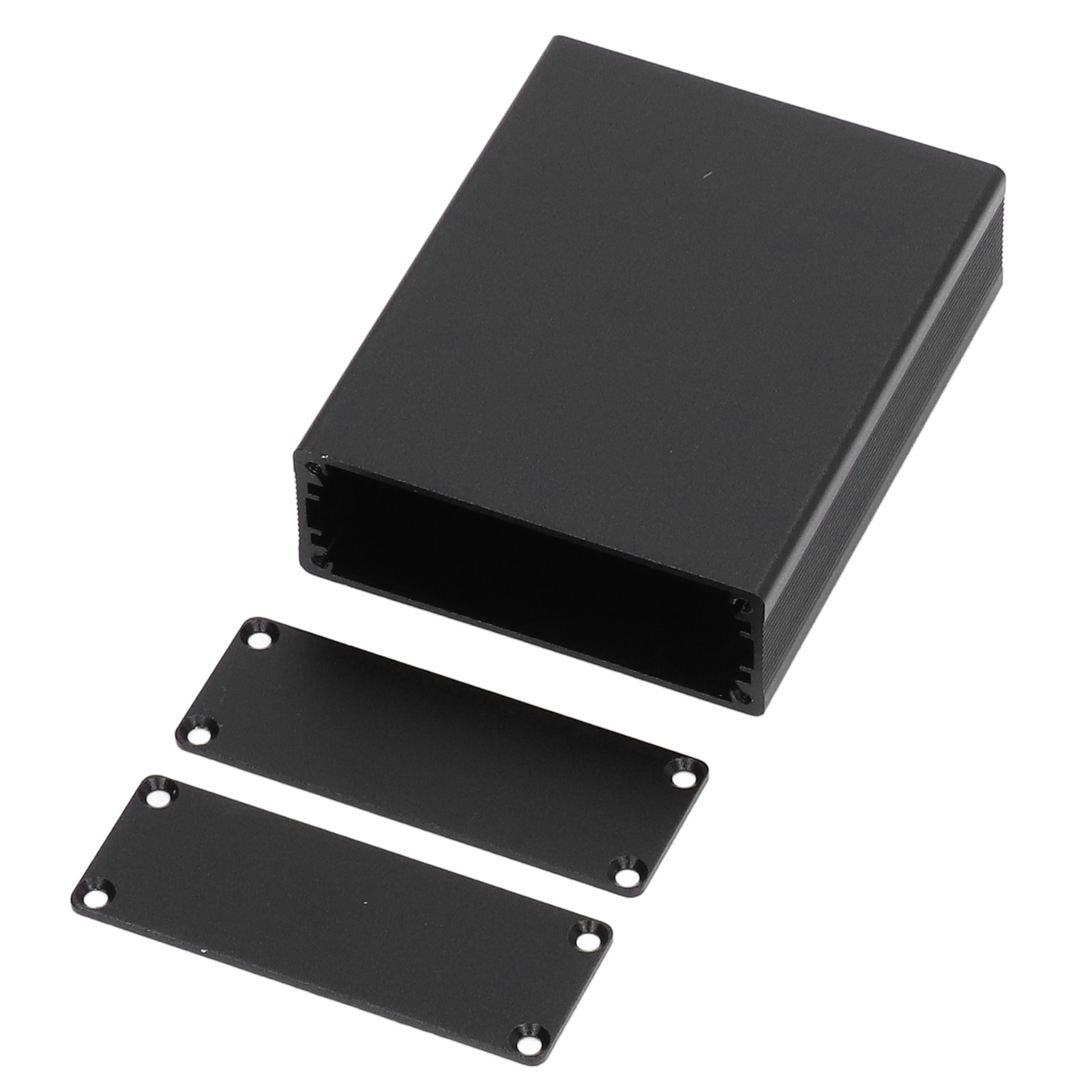 Elektrisches Aluminiumgehäuse, Wasserdichte Anschlussdose 24x64x80mm, Matt Schwarz, Integrierte Anschlussdose Für Das Projekt.