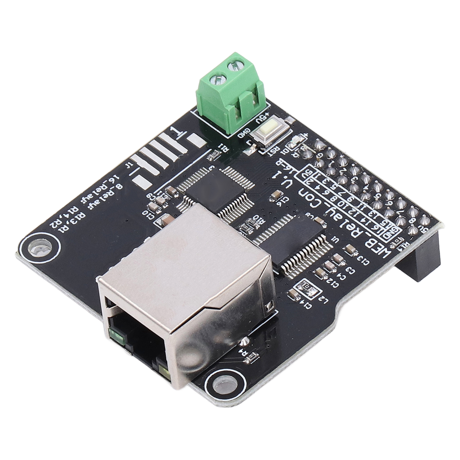 Rj45-ethernet-steuermodul Für Elektrische Geräte, Industrielle Netzwerkkarte Mit Kabelgebundener Schnittstelle, Kommunikationssteuerung Für Die Automatisierung.