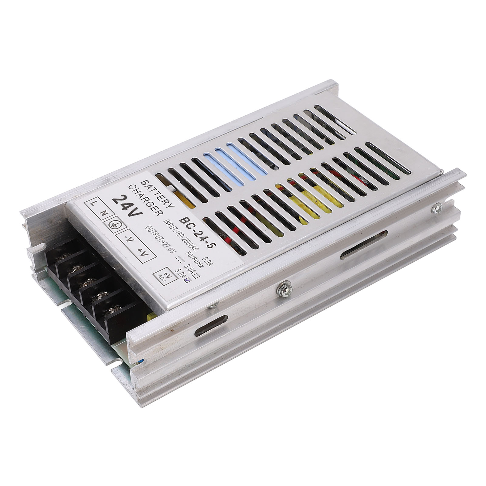 Ladegerät Für Generatorbatterien Aus Aluminium, 160-250v Dc24v, Konstantstrom-schnellladung, Ladegerät Für 24v-generatorsätze, Aluminiumlegierung, Intelligentes Ladegerät.