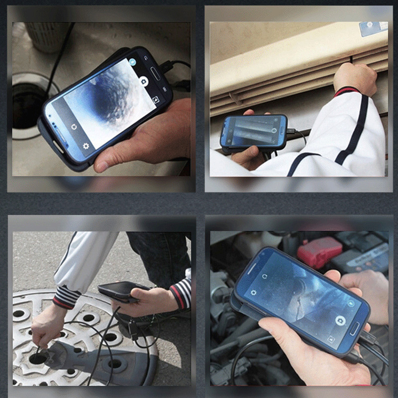 7-mm-hd-endoskop Mit Flexibler, Wasserdichter Kamera, Leicht Und Multifunktional, 1 M Usb-kabel Für Inspektion Und Diagnose