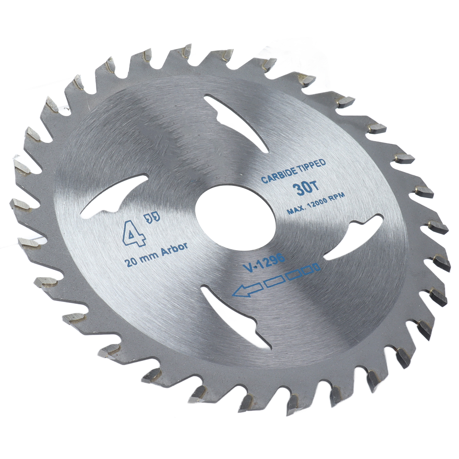 Kreissäge Mit 30 Hartmetallzähnen, 120-mm-sägeblatt, Holzsägeblatt Mit Unterlegscheibe, 20-mm-bohrung, 12.000 U/min, Präziser Schnitt