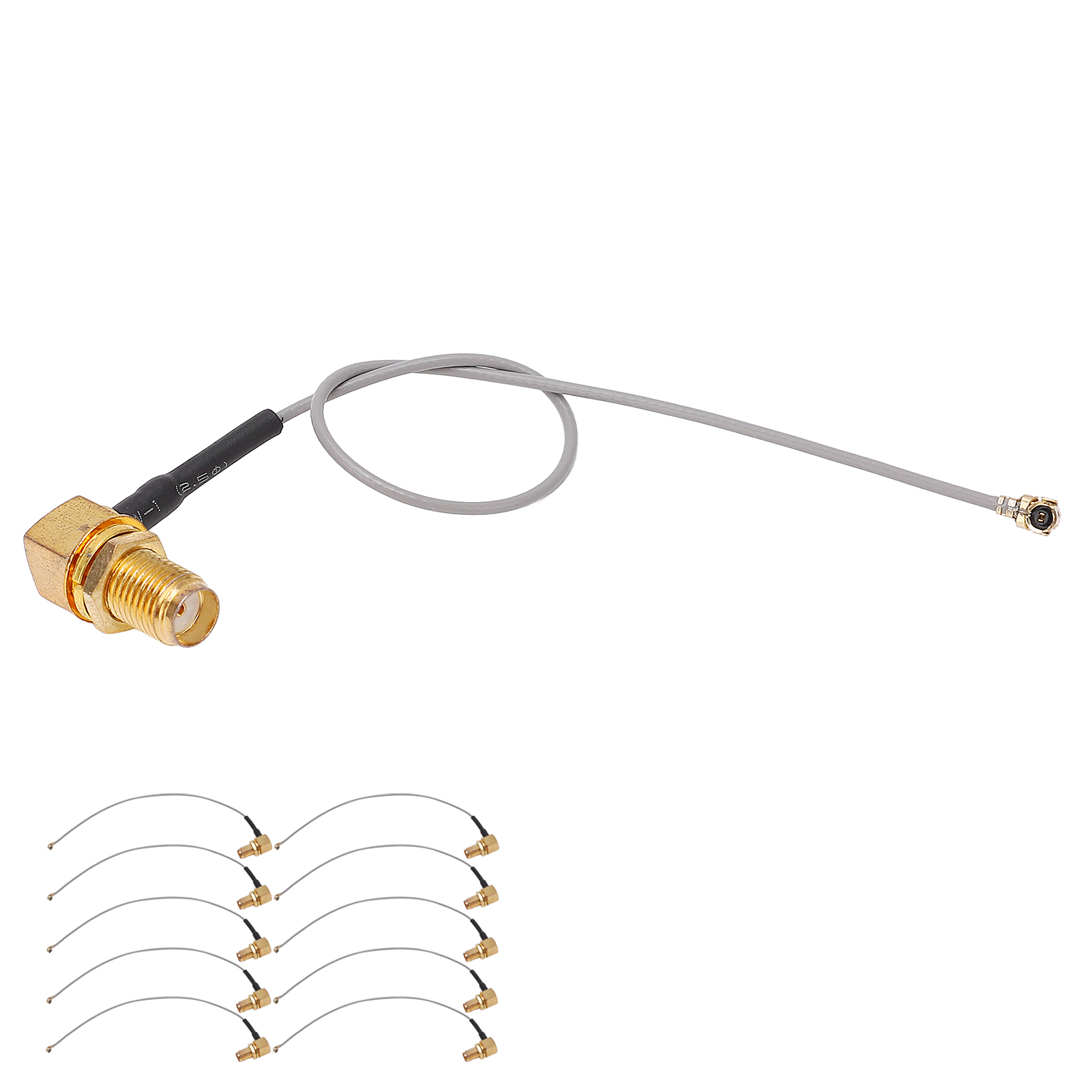 Packung Mit 10 Rechtwinkligen Hf-koaxialkabeln, Sma-buchse Auf Ipx-stecker, Anschlussset Für Antenne Und Funkmodul