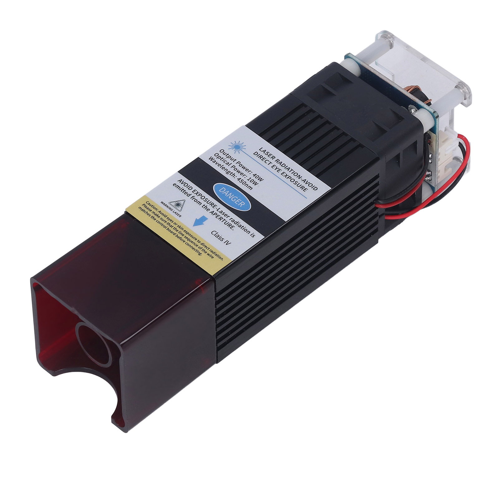 450-nm-10-w-/40-w-laserkopfmodul Für Mikropräzise Punktgravur (diy-maschine, 12 V, 3 A)