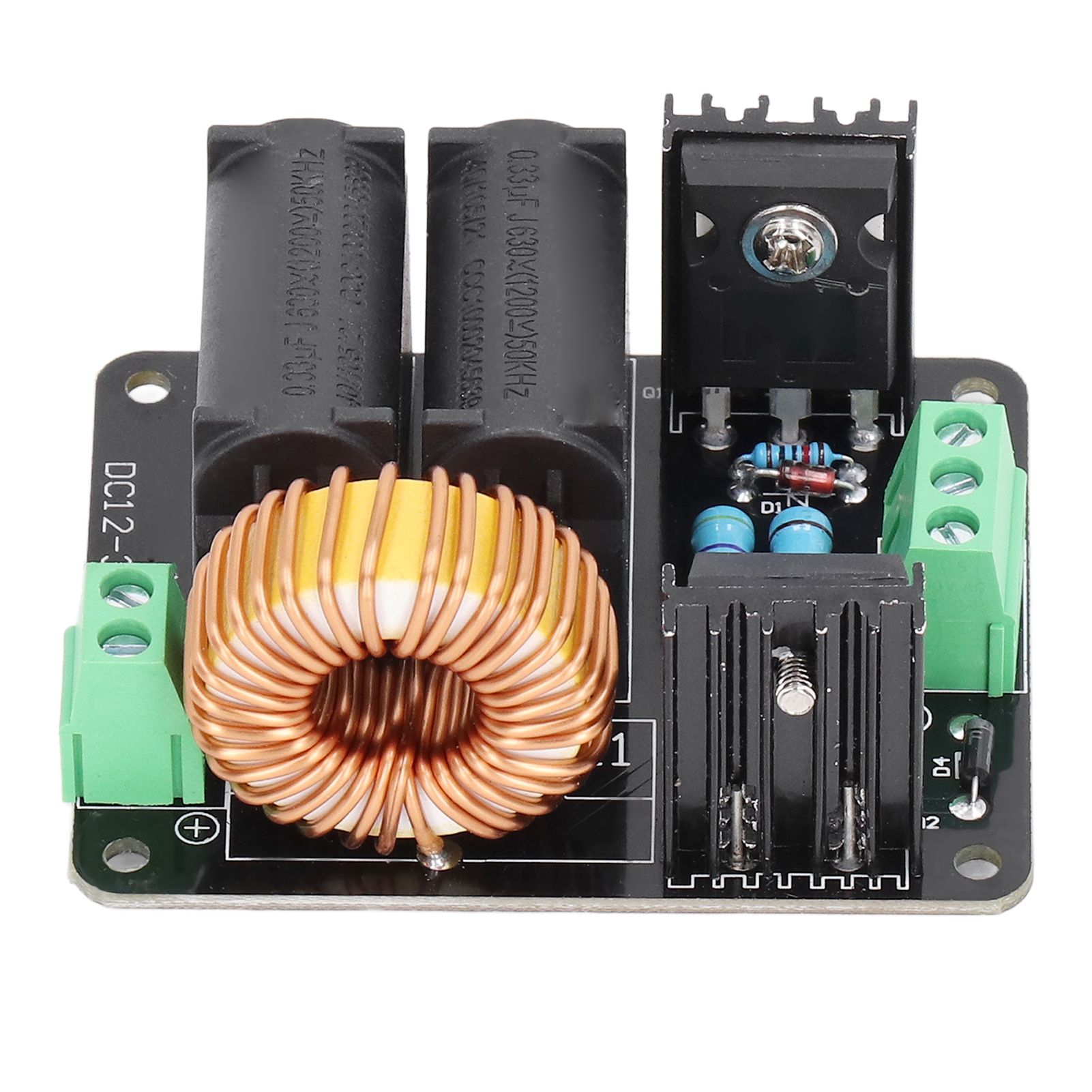 Zvs Hochspannungs-induktionsheizmodul, 12–24 V Dc Ausgang, Niederspannung, Hohe Leistung, Heizspule