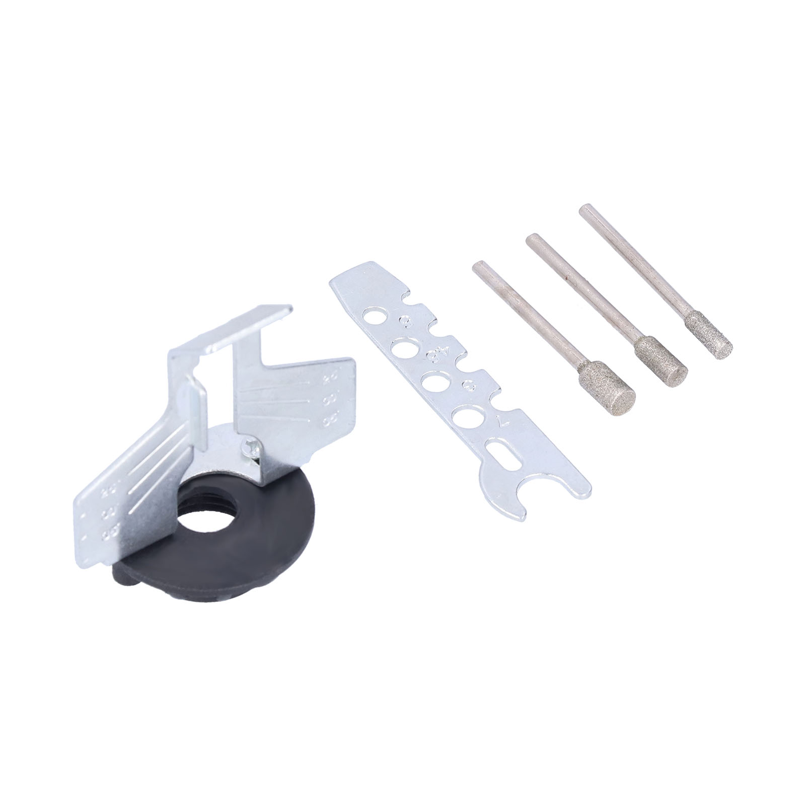 Kettensägenkettenschärfer, Bohrmaschinenadapter-schärfhilfe, Rotationsfeile, Komplettes Schärfset
