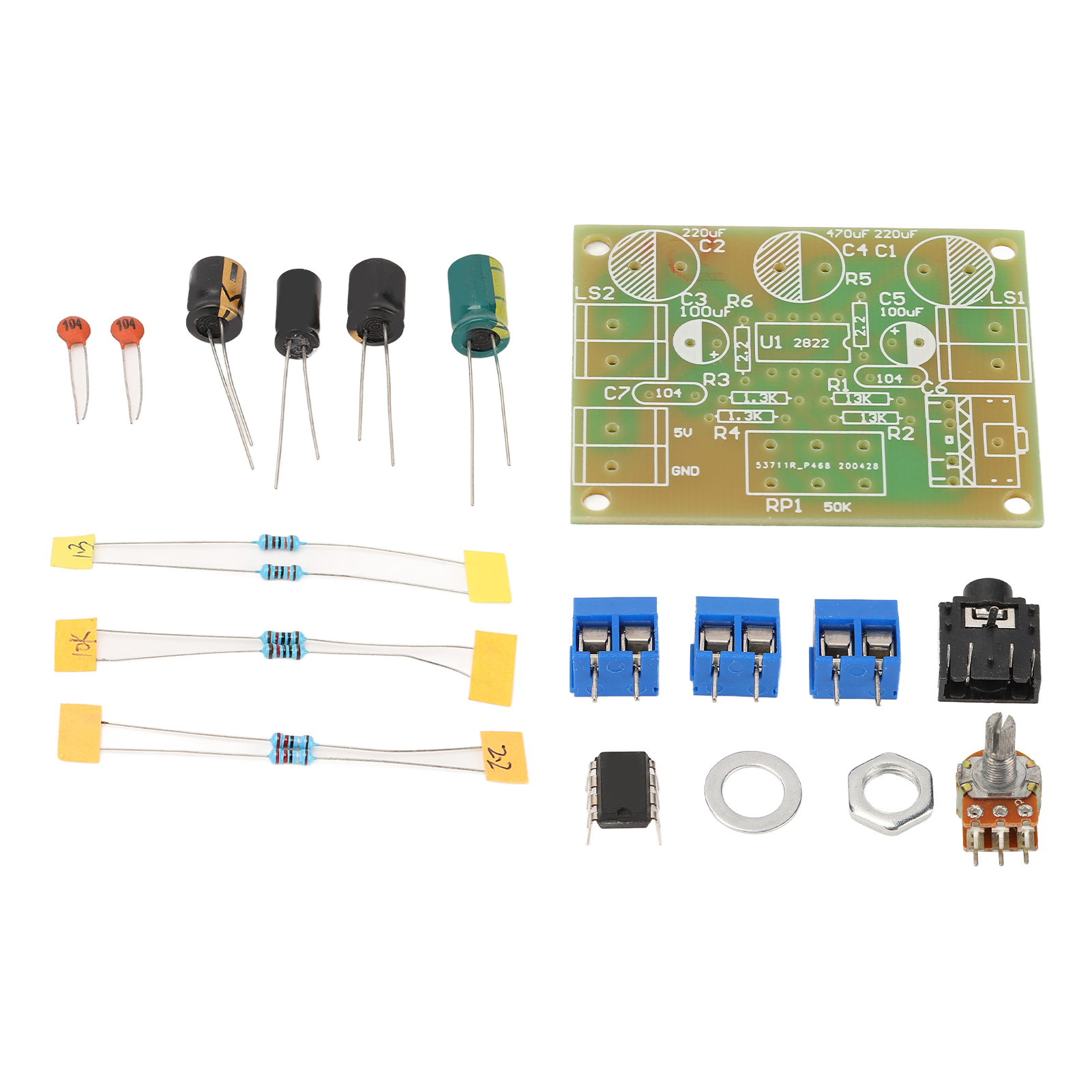 Selbstbausatz Für Einen Zweikanal-stereoverstärker, Audio-platinenmodul Mit Geringer Verzerrung, Elektronikbausatz