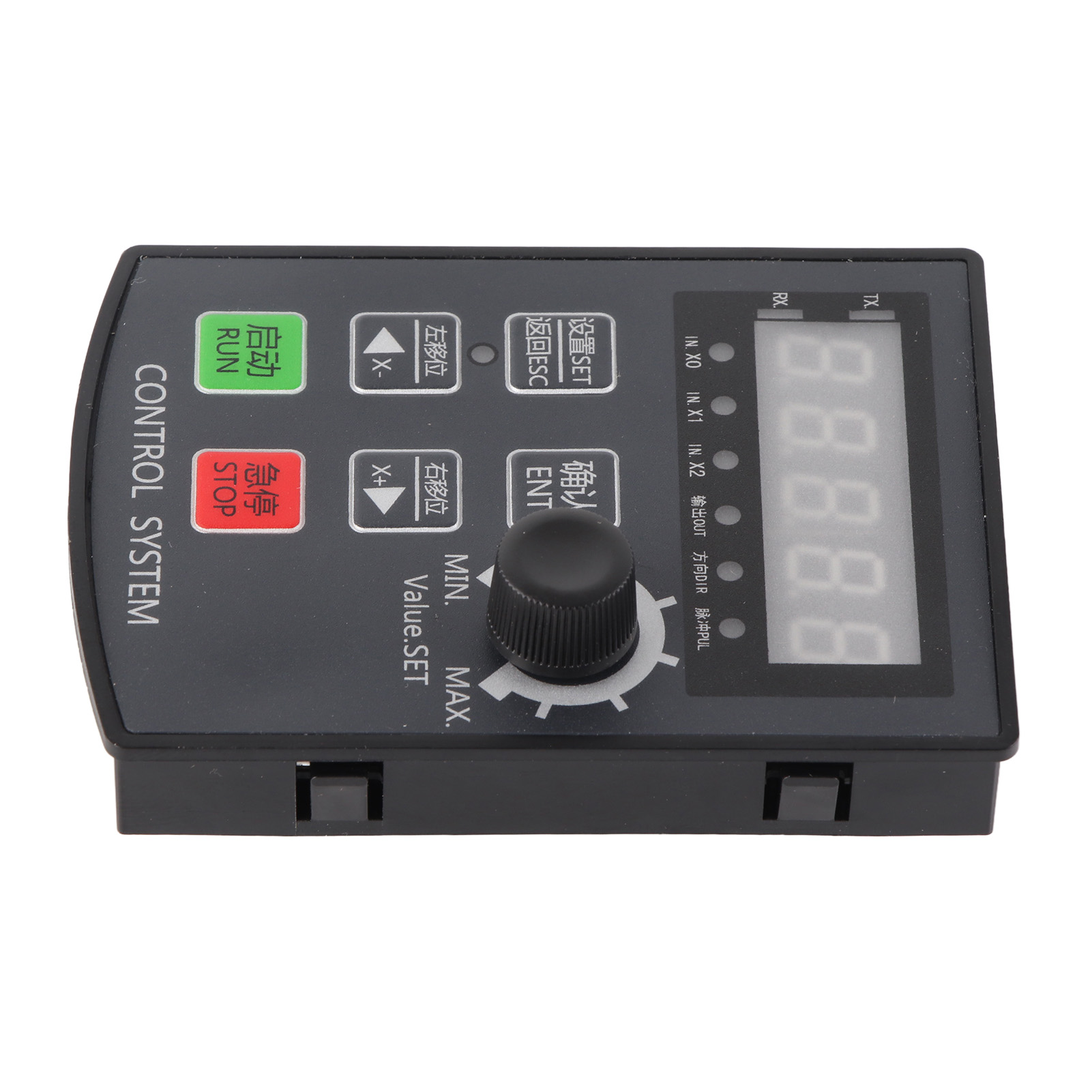 Servo-schrittmotor-bewegungssteuerungsmodul, 5-stellige Anzeige, Endlagenansteuerung, 12–24 V Dc-netzteil