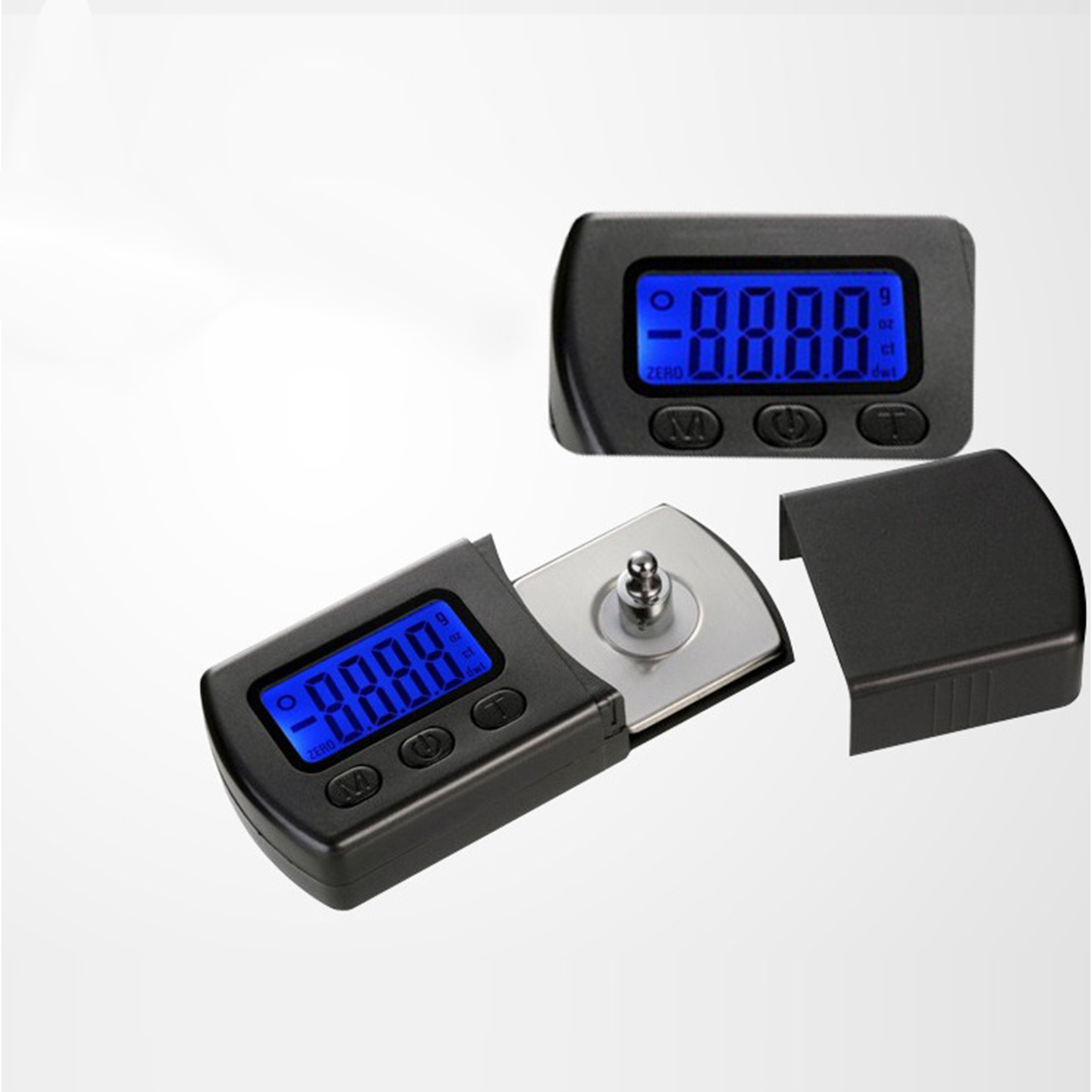 Hochpräziser Digitaler Kraftmesser Mit Lcd-anzeige, Druckmessgerät Für Schmuck Und Vinyl, Schwarz