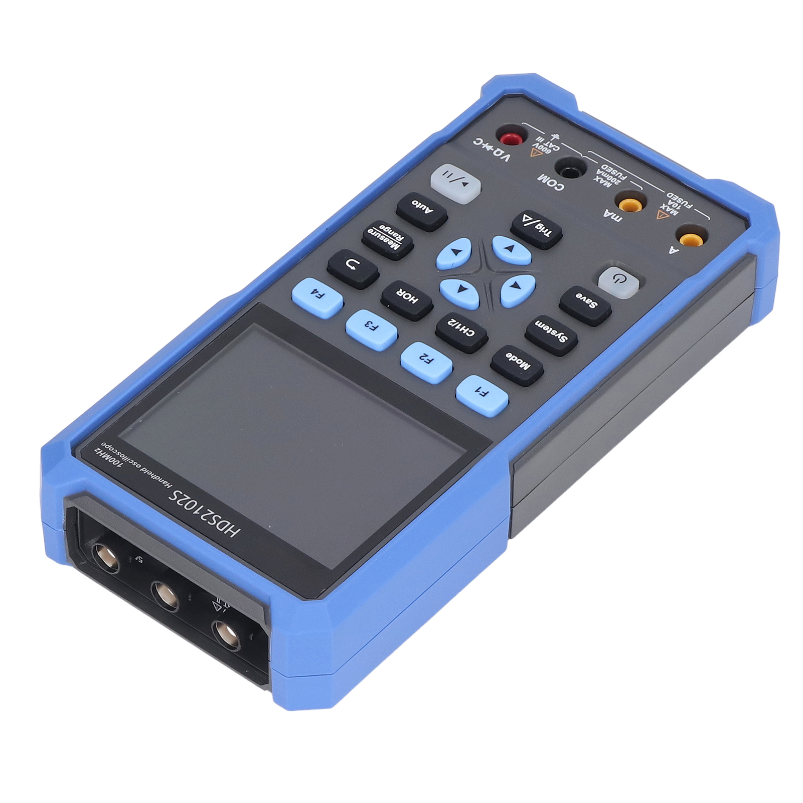 Tragbares 2-kanal-digitaloszilloskop, Multimeter Mit Zwei Displays, 100–240-v-eu-stecker, Ac/dc-signaltester Für Elektronik Und Fehlersuche