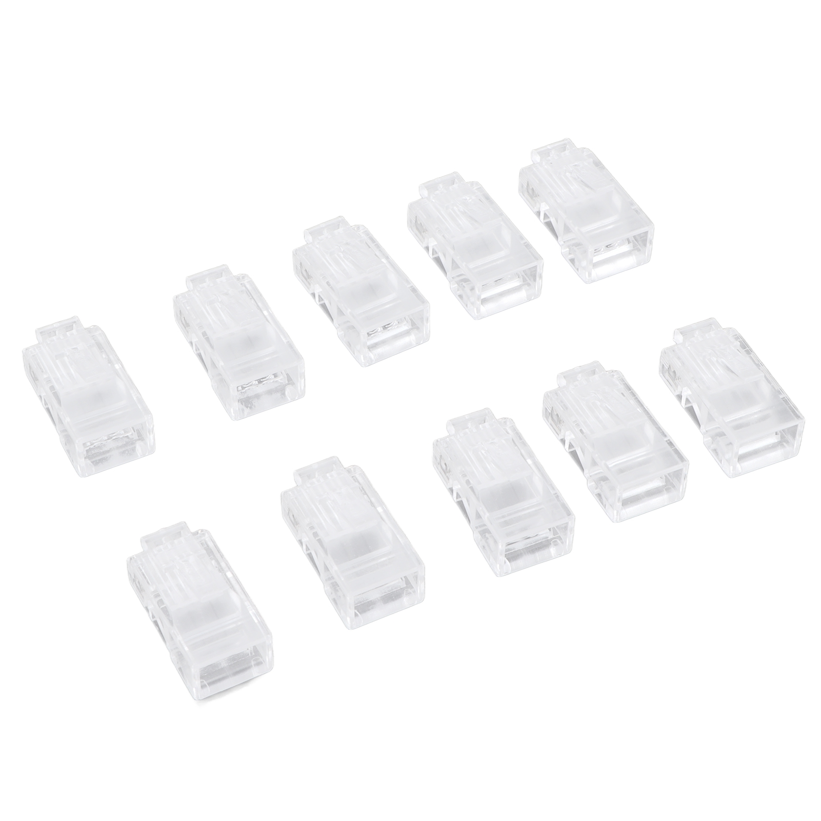 100x Rj45 Cat6 Tf2005a 8p8c Ungeschirmte Stecker, Kristall-ethernet-stecker Für Pc, Laptop, Router, Packung Mit 100 Stück.