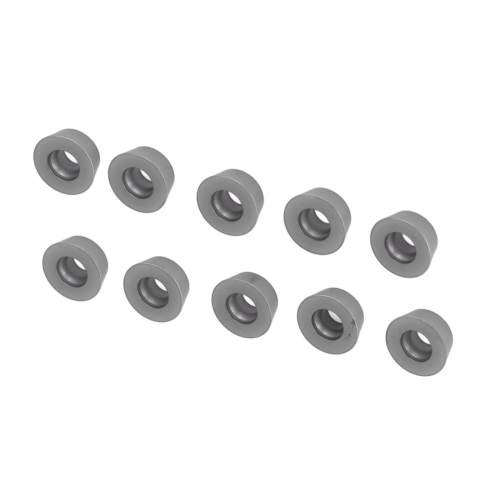 Packung Mit 10 Schwarz Beschichteten Hartmetall-wendeschneidplatten Rdmw1204moe-p, Runde Wendeschneidplatten Für Cnc-drehen Und -fräsen, Schneidwerkzeuge Für Drehmaschinen.