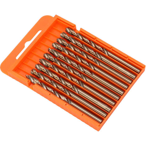 10 Hss-metallbohrer, 10 Stück, Gerade Bohrer Für Stahl – 5 Mm