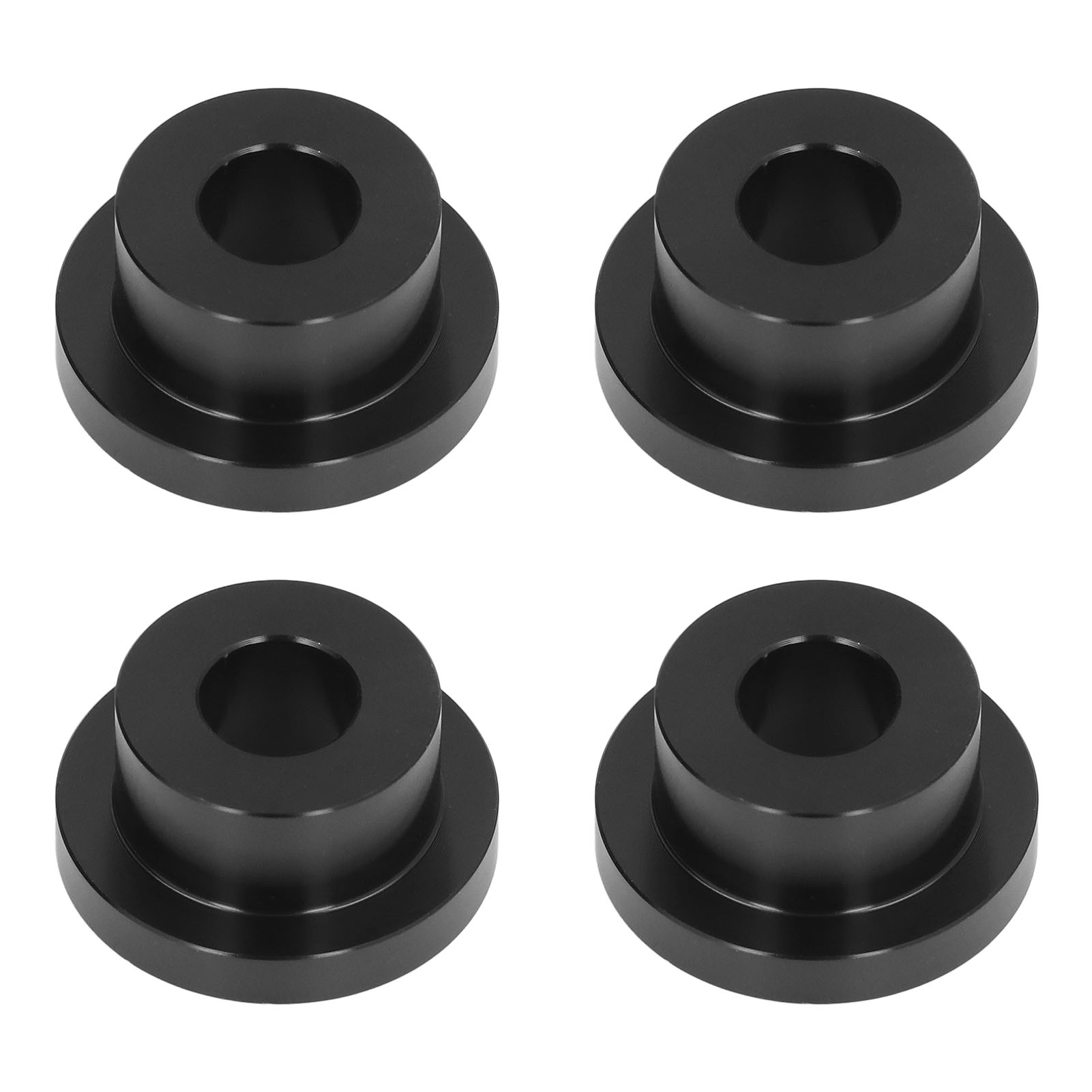 4-teiliges Cnc-gefrästes Aluminium-t6-lenkerbuchsen-unterlegscheiben-set, Motorradzubehör Für Fxr, Schwarzes Riser-set