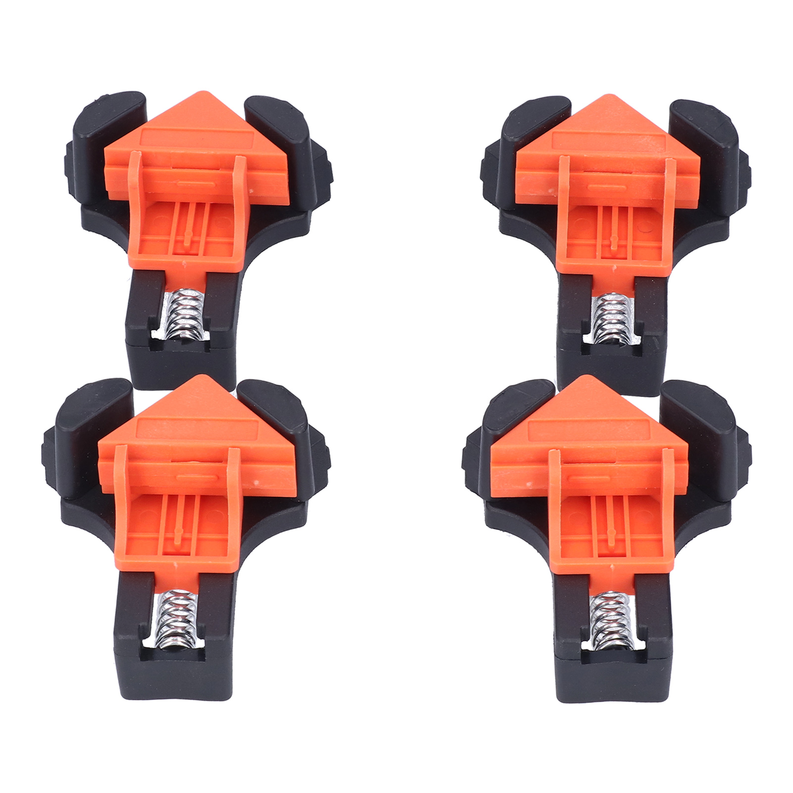 4-teilige Winkelklemme, Verstellbares Federspannwerkzeug 5–22 Mm, Schwenkbarer Halteclip Für Holzbearbeitung, Schwenkbarer Vierkantschraubstock