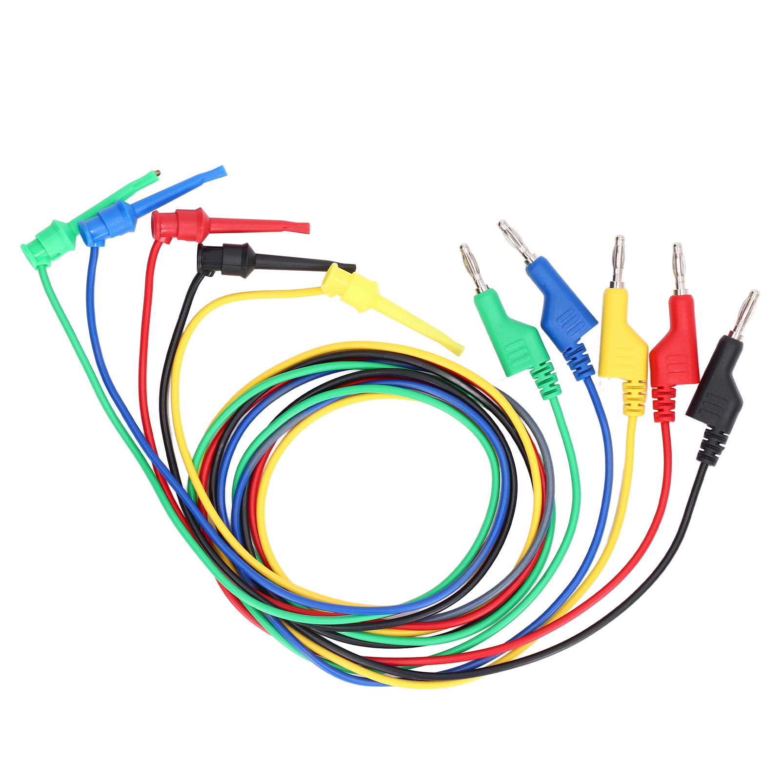 5er-pack Multimeter-messleitungen Mit Bananenstecker, 30 V Ac, 60 V Dc, 15 A, Messleitung Für Wartungszwecke