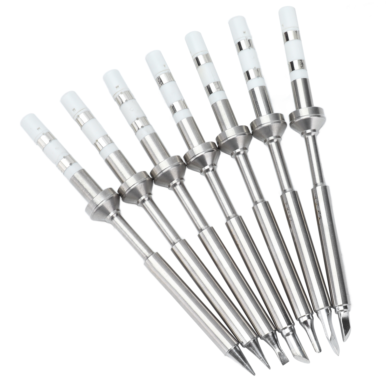 Set Mit 7 Ersatzspitzen Für Intelligente Lötkolben, Originale Feinspitzen, Kompatibel Mit Präzisionslöten.