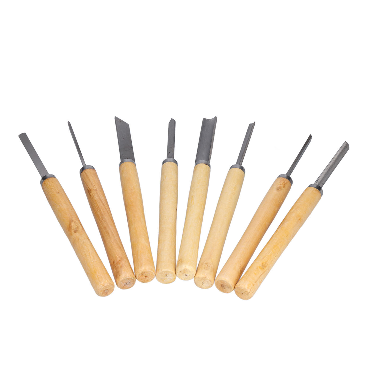 Set Aus 8 Hss-holzmeißeln, Drechselwerkzeugen, Holzbearbeitungs-schnitzröhren, Professionellem Schneidzubehör.