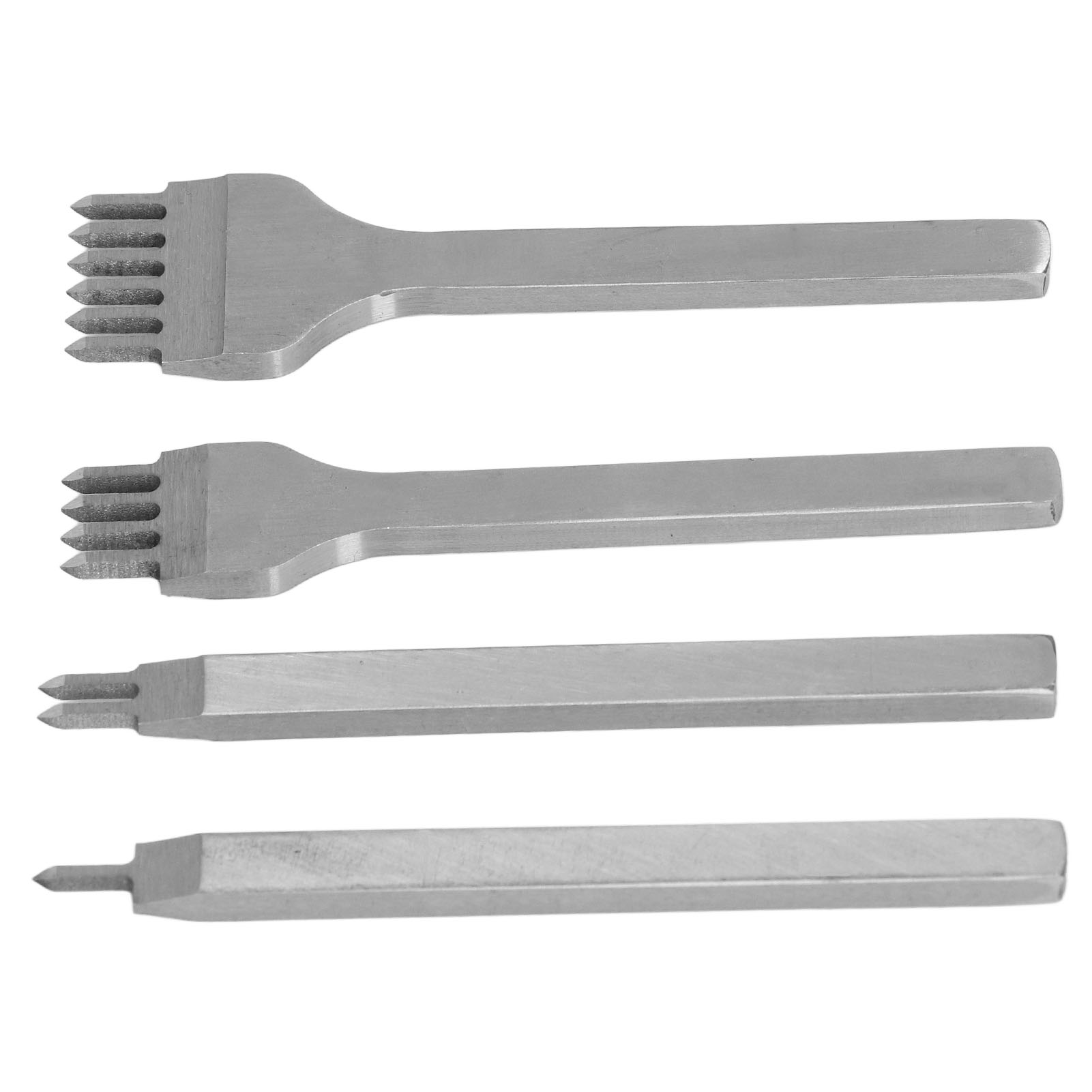 Set Mit 3 Hss-diamantstanzen Für Leder, 3 Mm, Zum Ziselieren, Nähen, Diy-bastelset, 4-zackige Stanze