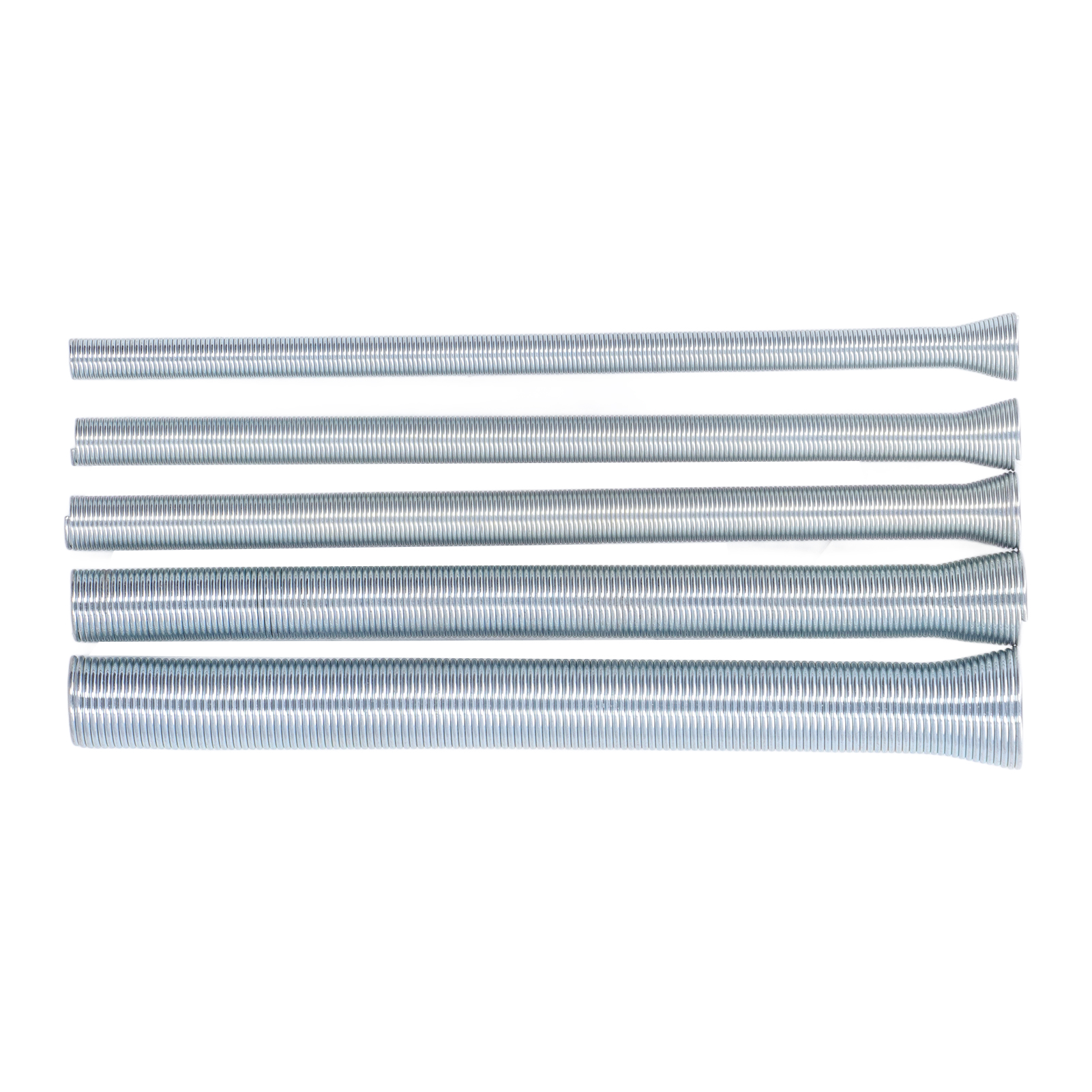 Rohrbiegeset Mit Feder Für Kupfer-, Aluminium- Und Dünnwandige Stahlrohre, 5/8 Zoll, 1/2 Zoll, 3/8 Zoll, 5/16 Zoll, 1/4 Zoll, 5er-set