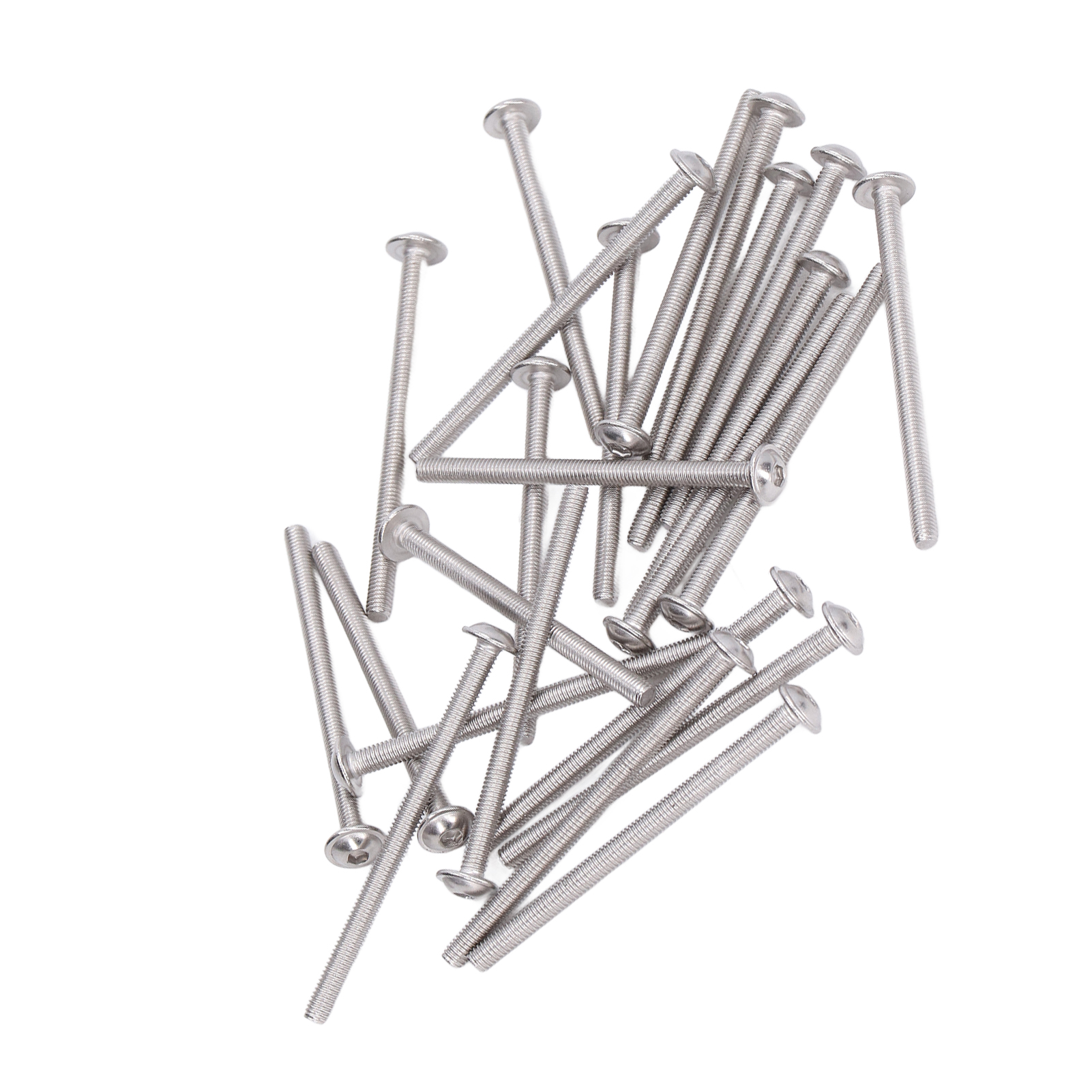 M3x40-mm-schrauben, 50er-packung, Innensechskantschrauben, Edelstahl A2-70, Linsenkopfschrauben, Befestigungssatz