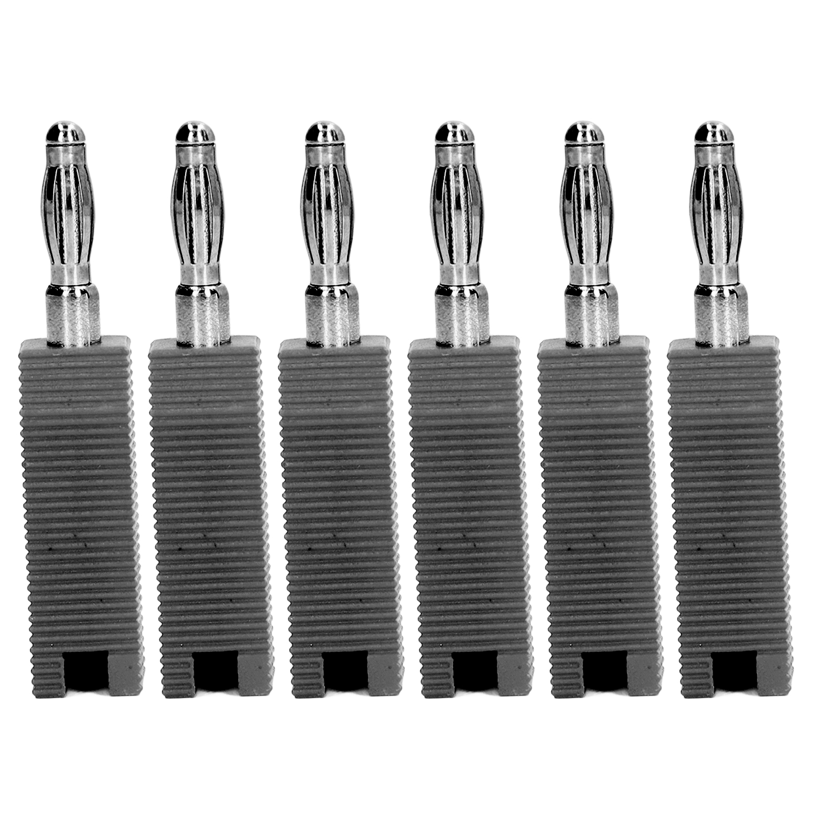 4-mm-bananenstecker-schraubverbinder, 10er-pack, Messing Pe, Lötfrei, Zubehör Für Elektrische Prüfungen J.10030 Schwarz