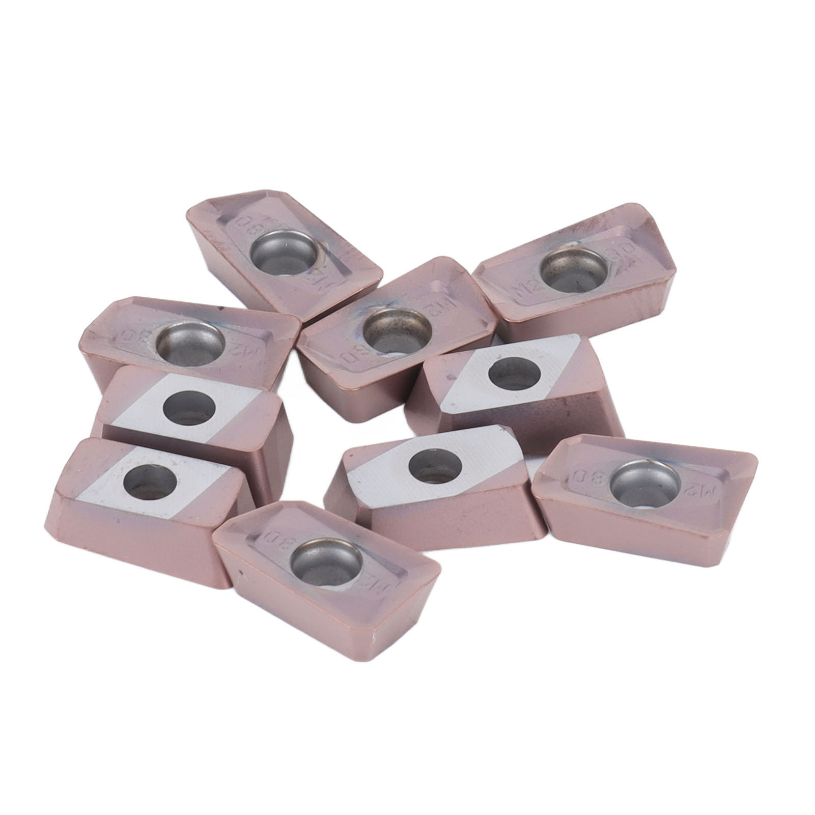 10 Cnc-hartmetall-dreheinsätze Apmt1135pder-m2, Beschichtete Schlichtwerkzeuge, 10-teilige Drehmeißel, Präzisionsschneideinsätze.
