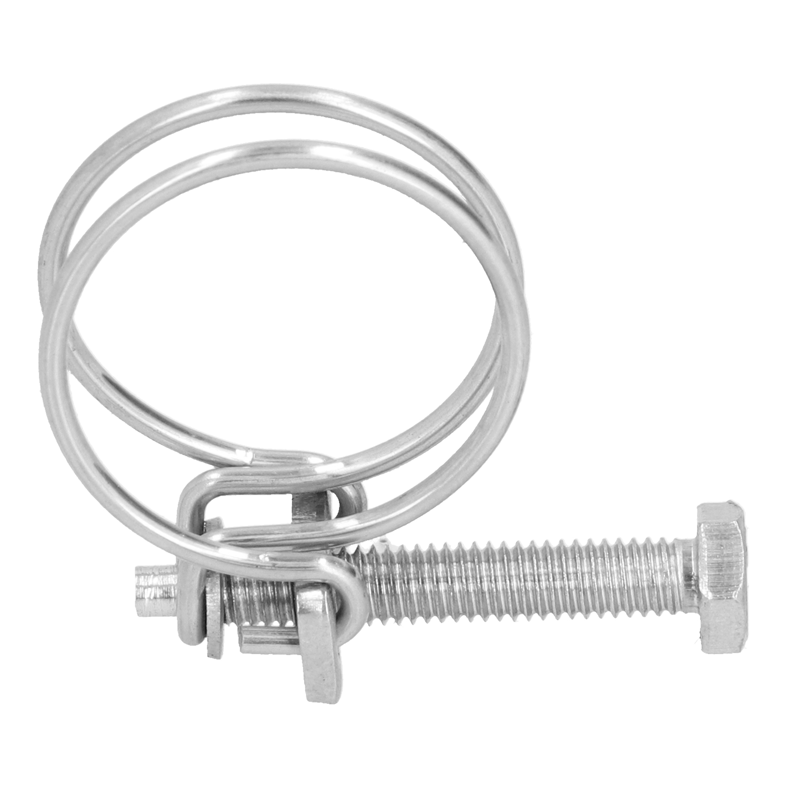 Doppelschlauchschelle Aus Edelstahl 201, Verstellbar Und Korrosionsbeständig, Durchmesser 16-19 Mm, 2er-packung, Robuste Befestigung Für Rohre Und Schläuche.