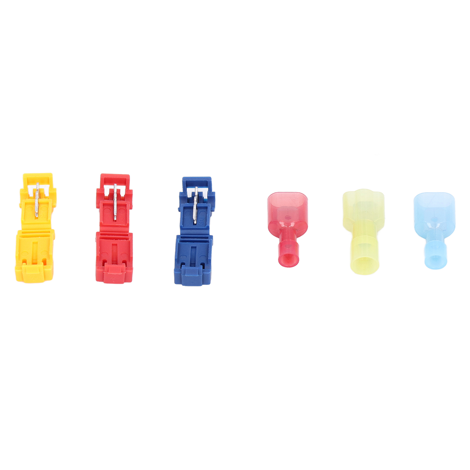 Schnellabisolierbare T-steckverbinder, Schnappanschlusskasten, Vollisolierte Nylon-stecker, Einfaches Crimpen, 12–10 Awg