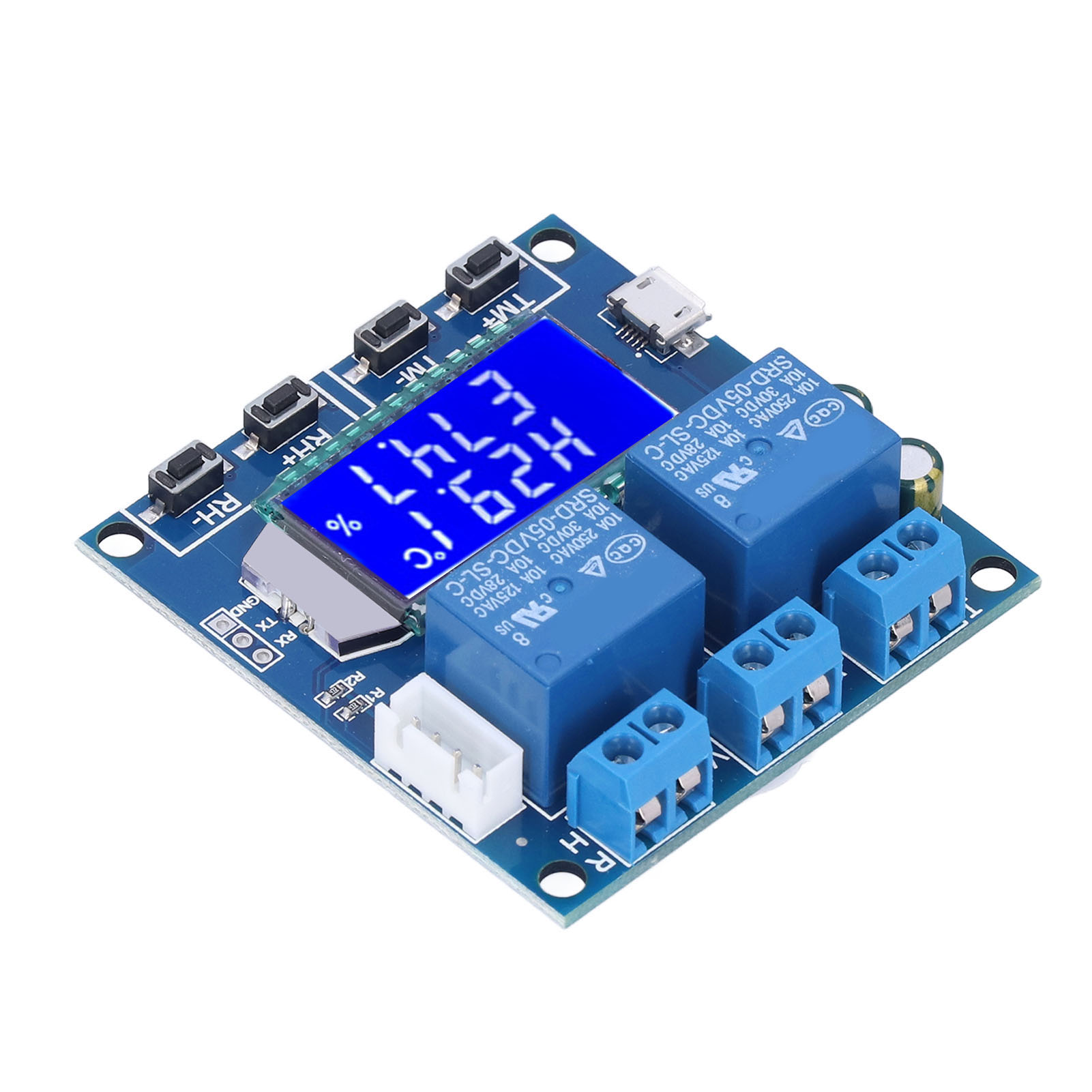 Digitales Fühlermodul Zur Temperatur- Und Feuchtigkeitsregelung, Xy-tr01, 2-ausgangs-relais (dc 6–30 V), Led-anzeige, Thermo-feuchte-regler
