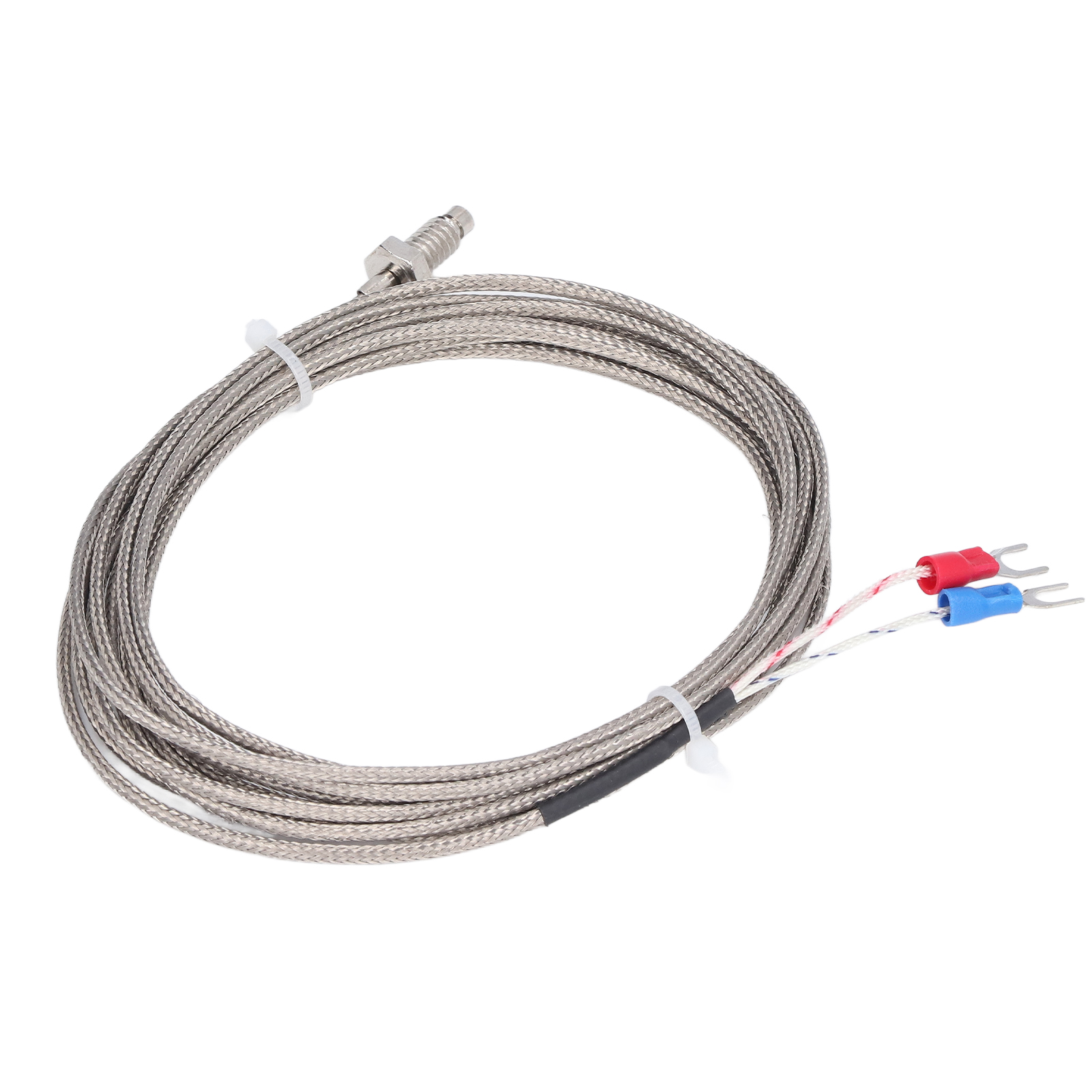 3 Meter Langes Thermoelement, M6-schraube, Temperaturfühler 0 °c Bis 400 °c Für Maschinen Der Kunststoff-, Textil- Und Lebensmittelverarbeitung.