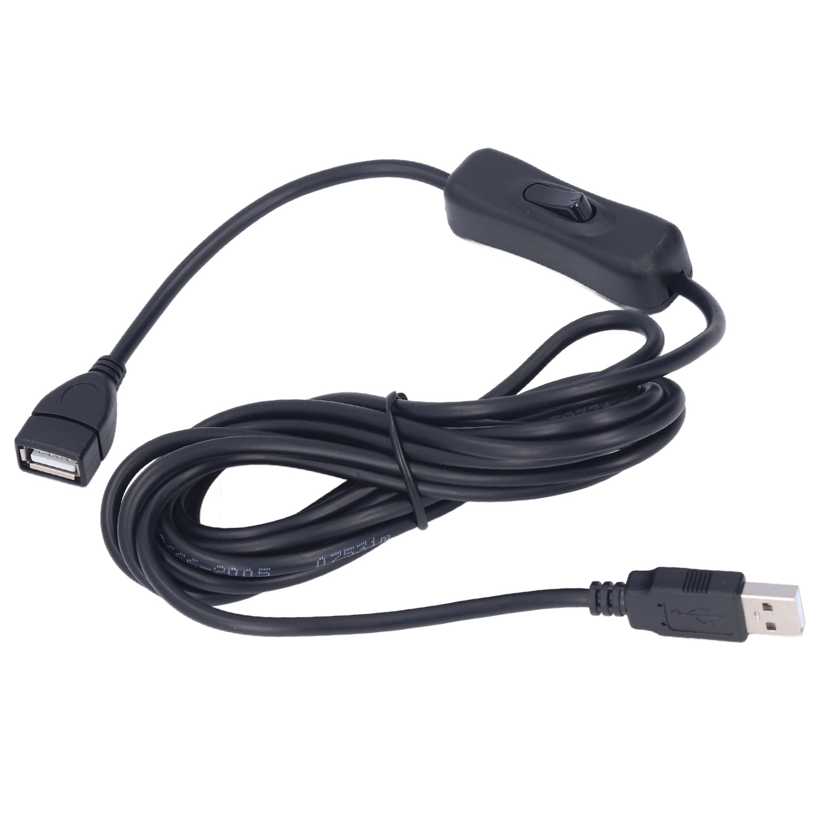 Usb-verlängerungskabel Mit Schalter Für Schreibtischlampe, Strom- Und Datenübertragung, 3 Meter (9,8 Fuß)