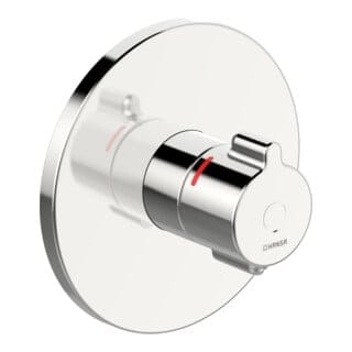 Hansa Fertigmontageset HANSACLINICA UP-Thermostat, Rosette rund, chrom