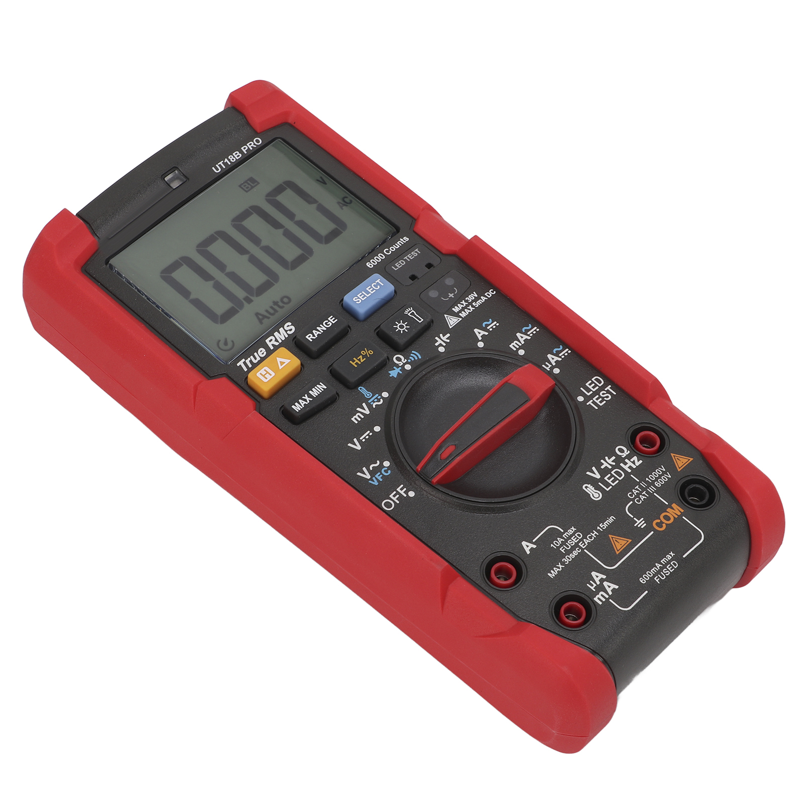Präzises Digitales Multimeter, Großes Vibrationsfestes Display, Robustes Und Sicheres Messgerät, Vielseitig Einsetzbar, Zuverlässige Und Hochgenaue Messung.
