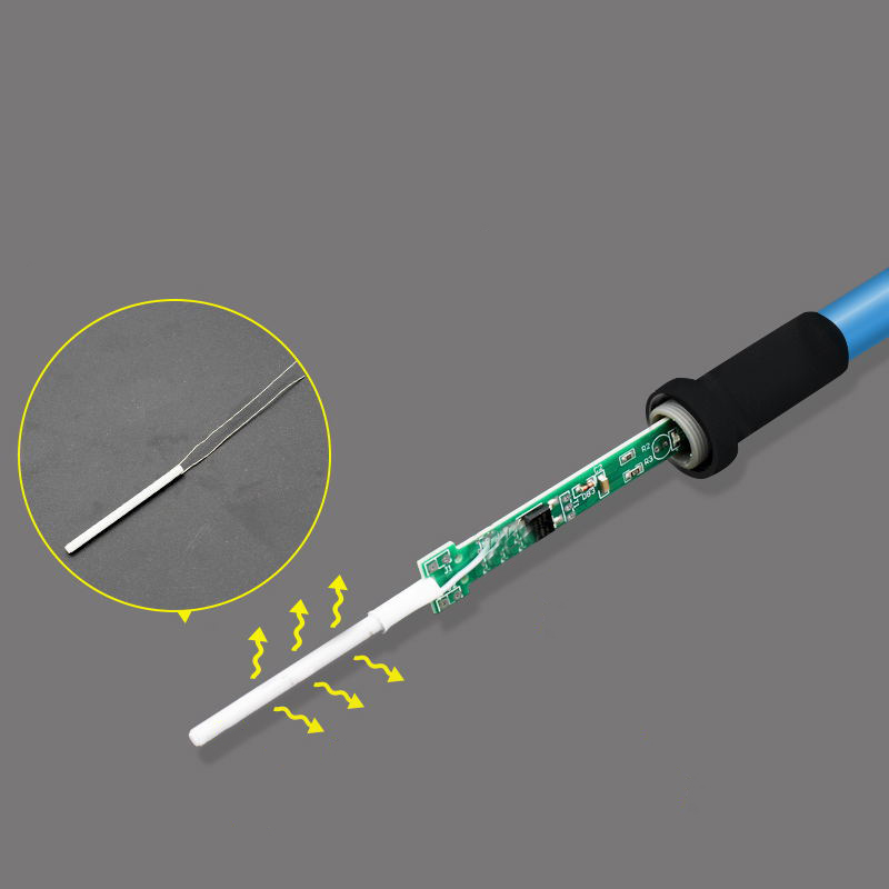 60-w-elektrolötset, Einstellbare Temperatur 200–450 °c, Europäischer Standard, Präzisionslötgerät Mit Ständer