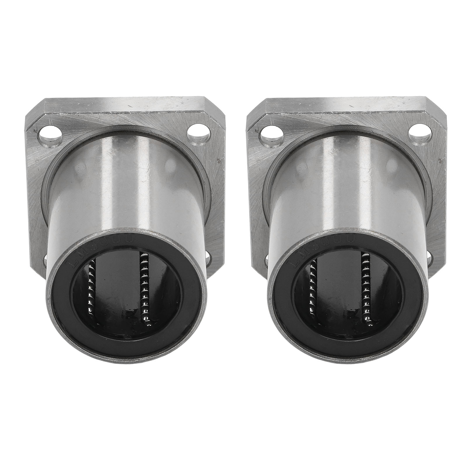 Paar Lmk30uu Linearführungen Mit Vierkantflansch, Geradlinige Kugelbewegung Für Cnc-maschinen, 30 Mm