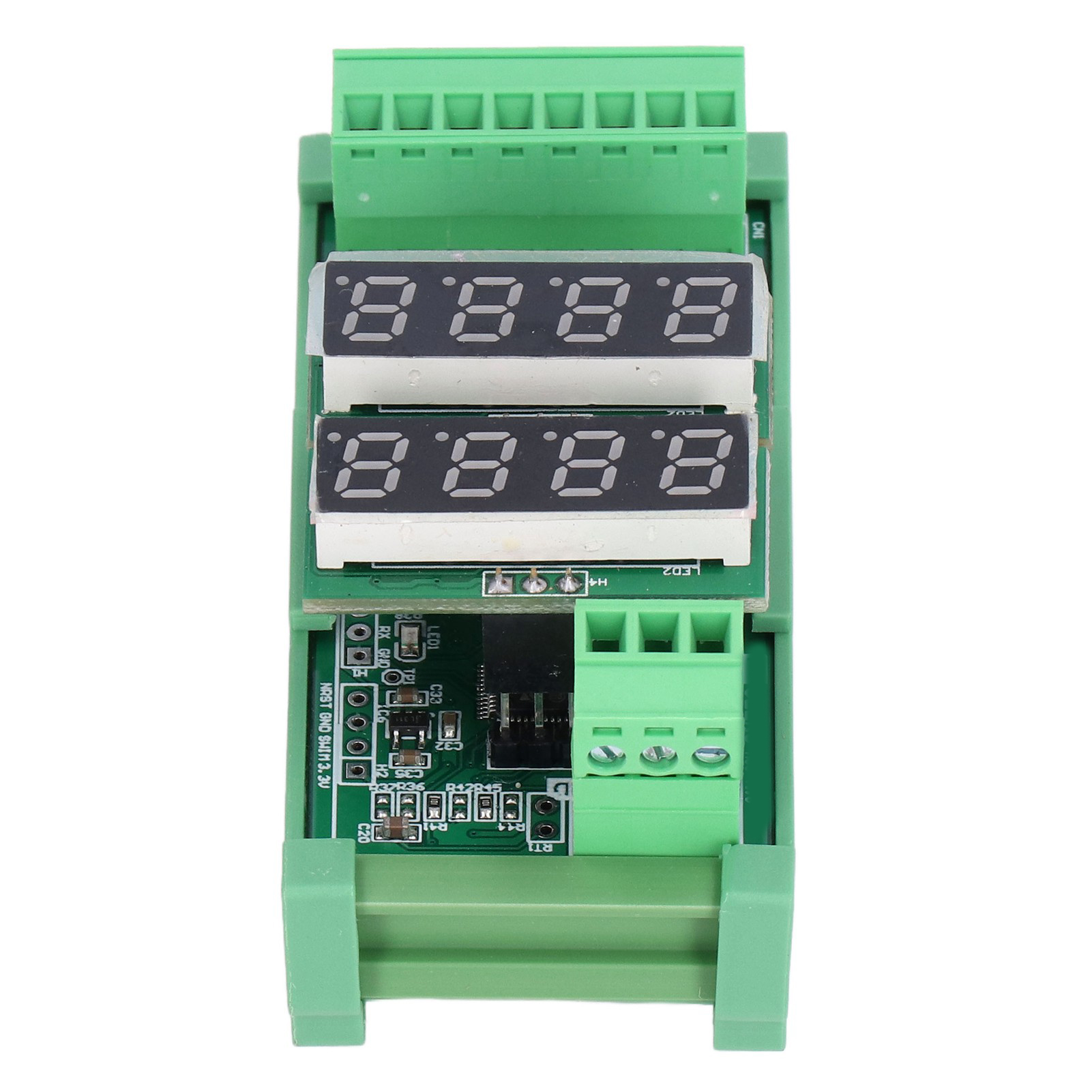 Hochpräziser Digitaler Temperaturtransmitter-sensor 2xpt100 Wsm03-01 Mit Sockel, Digitalanzeige Und Messmodul