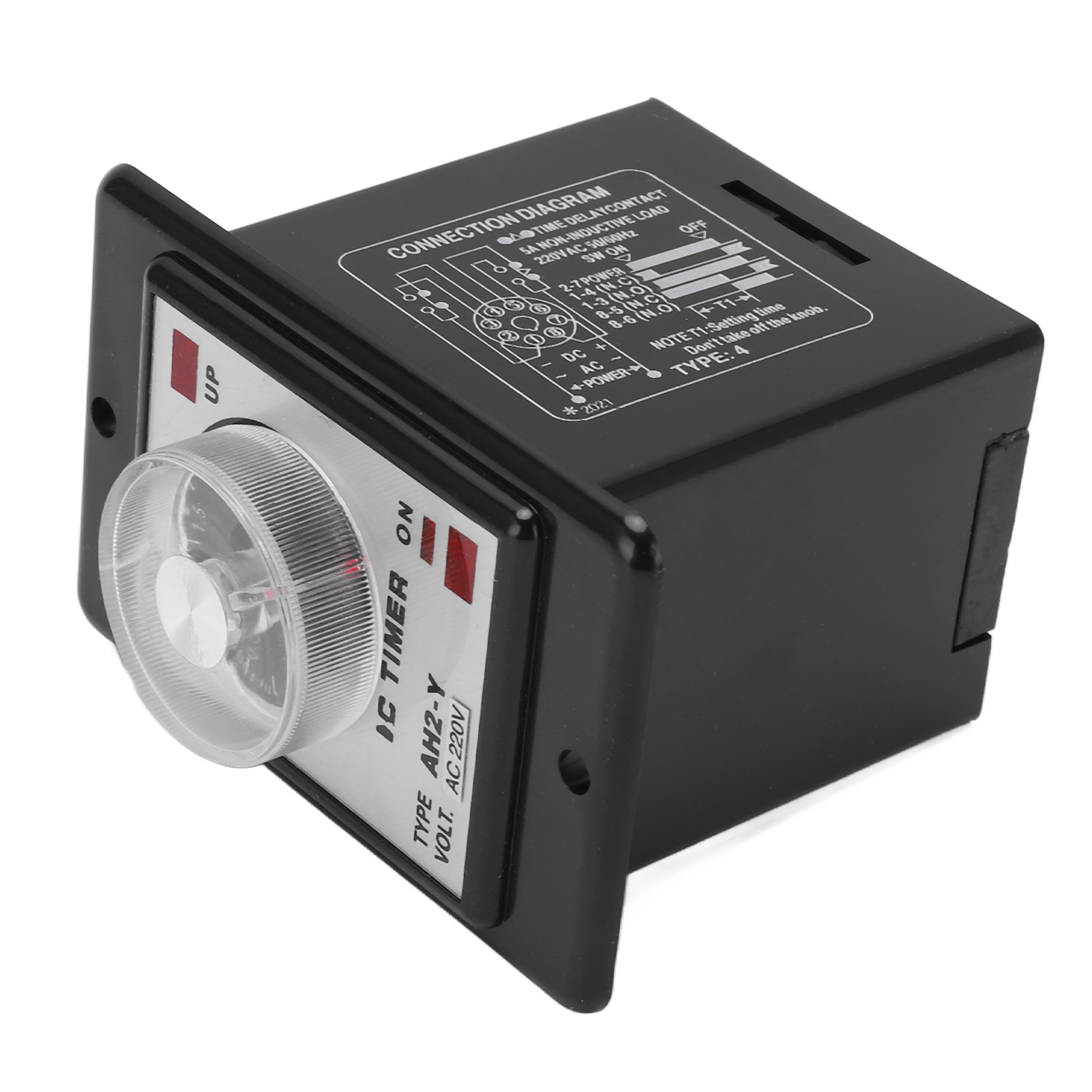 Hochpräzises 3s-zeitverzögerungsrelais, Kleiner Messingzeiger-controller, 8 Fuß, 220 V Ac Für Automatisierungsgeräte