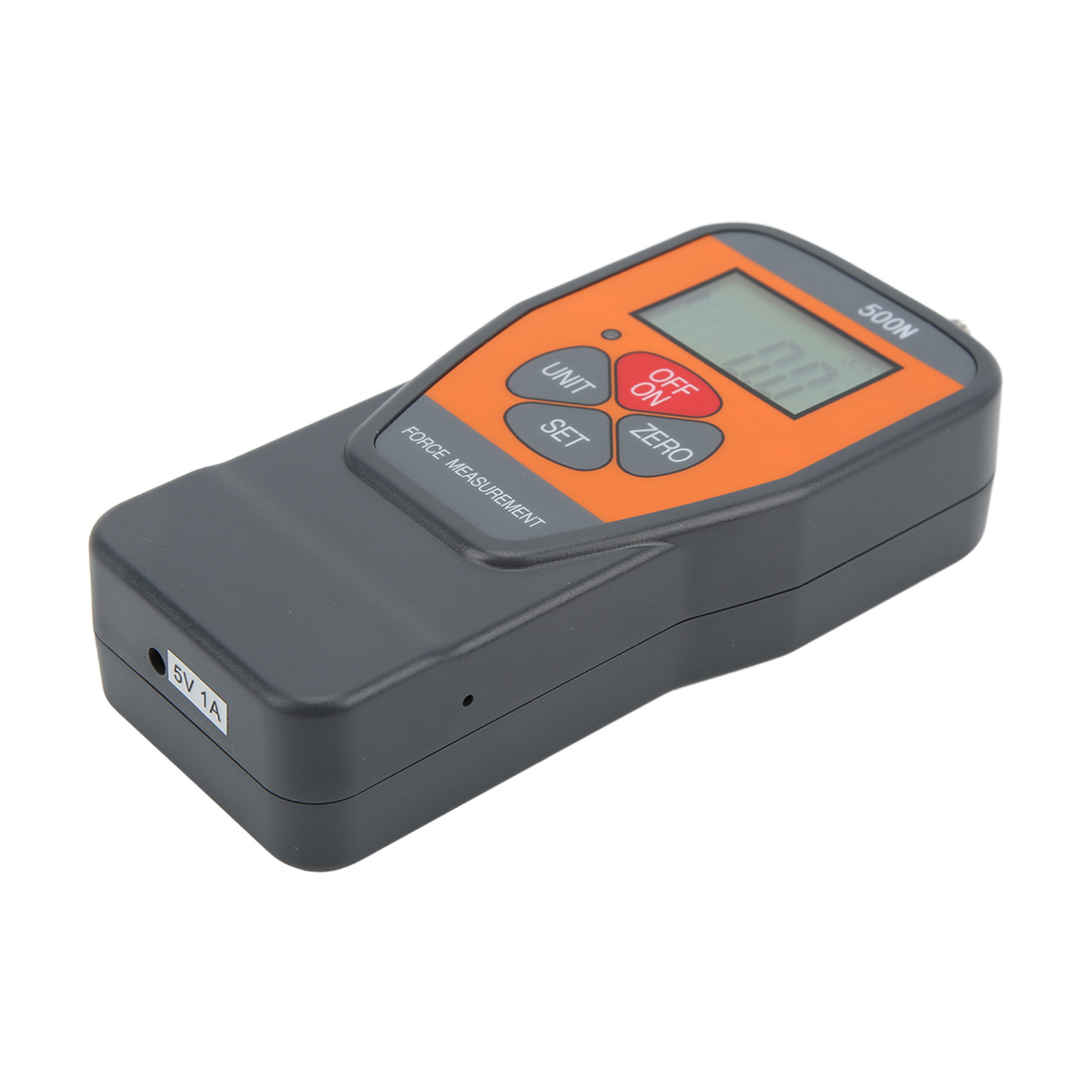 Ruoshui 500n Digital-dynamometer, Hintergrundbeleuchtetes Lcd-display, Handgerät, Kraftsensor Mit 100–240-v-eu-stecker, Zugprüfgerät