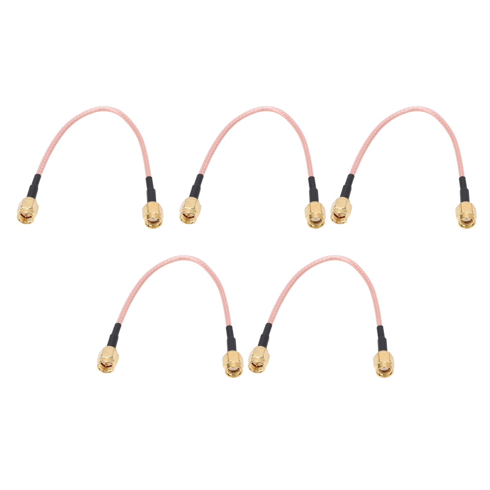 Hf-koaxialkabel Sma-stecker Auf Sma-stecker, 5 Stück, Geschirmte Verlängerung Tfl-316-48, Audioanschluss, 48 Cm, Hochfrequenz, Doppelt Geschirmt.