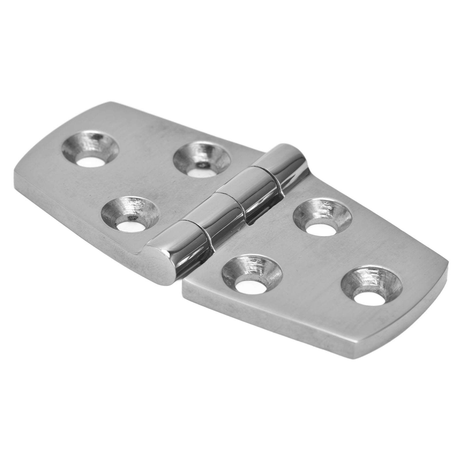 6-loch-scharnier Für Bootstüren, Hochglanzpolierter Edelstahl 316, Paar 76 X 38 Mm, Robust Und Korrosionsbeständig
