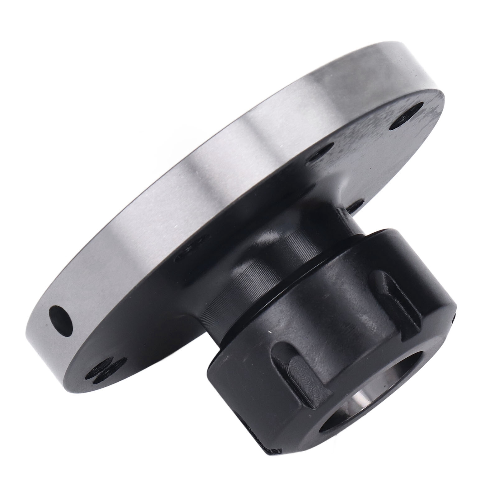 Spannzangenfutter, 100 Mm Rundbasis, 7 Befestigungslöcher, Kohlenstoffstahl, Für Cnc-fräs- Und Drehmaschinen.