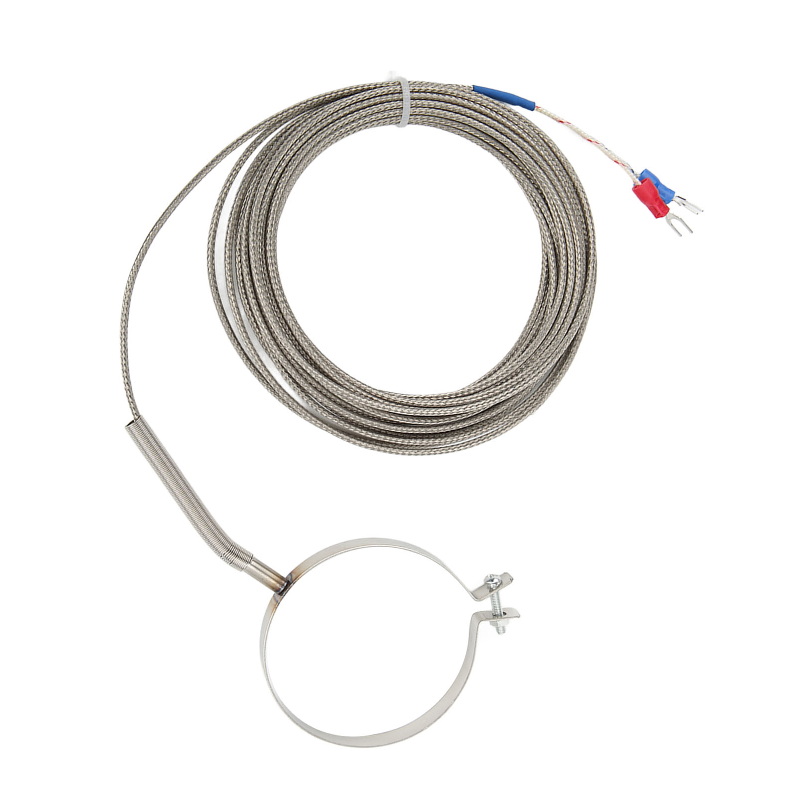 Thermoelement Typ K, 60 Mm, Edelstahl, 0–400 °c, Gewindetemperaturfühler, Industrietauglich, 5 M/16,4 Fuß