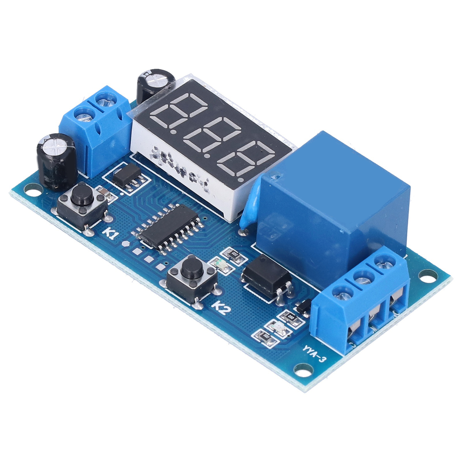 12v Zeitverzögerungsrelais-timermodul Mit Einstellbarem Schalter Und Countdown-timer-steuerung, Programmierbare Verzögerung