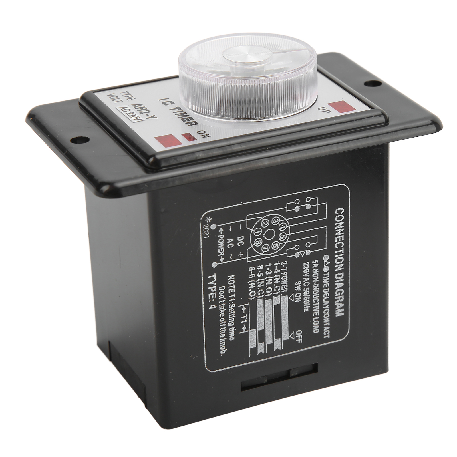 Hochpräziser Digitaler Relais-timer Mit Led-anzeige, 220 V Ac, Abs-messing, Exzellente Verarbeitung