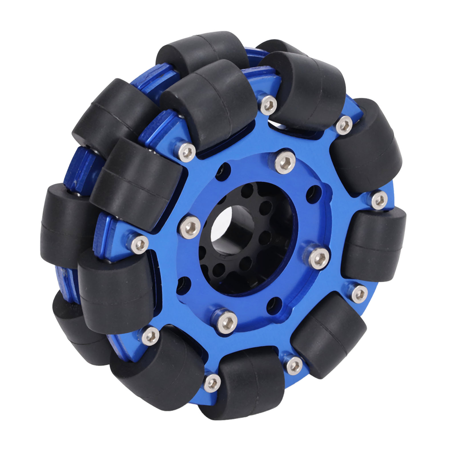 Omni-rad 4 Zoll Aluminiumlegierung Mecanum Nabenstück Roboter Diy-kit Doppel-omni-rad-kombination Um5604‑0014‑0102