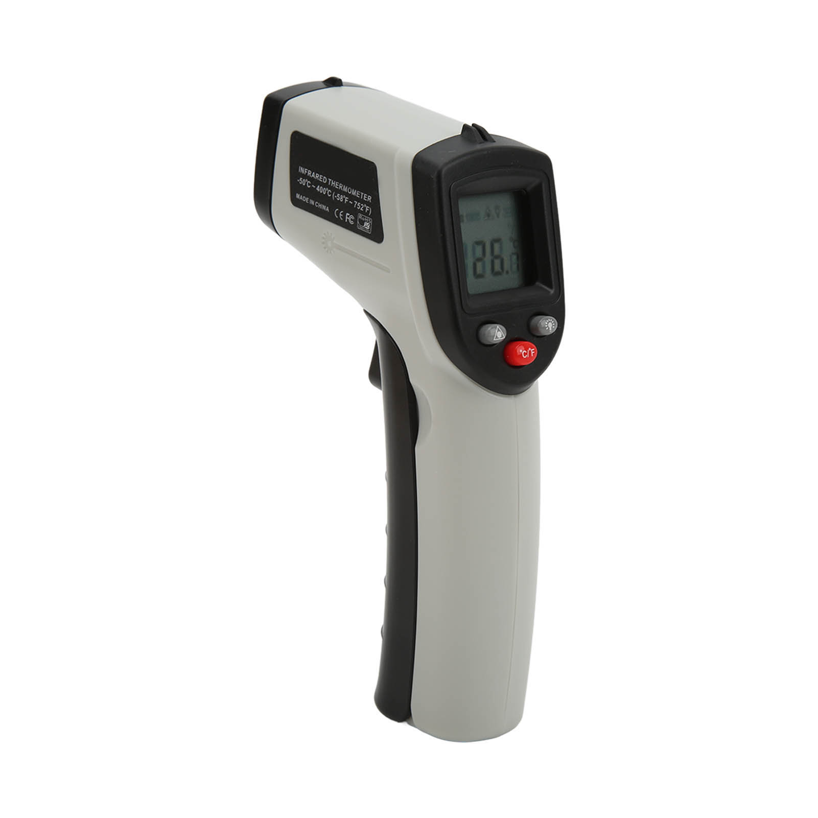 Hochpräzises 320-nm-infrarot-thermometer, Berührungsloses Messgerät Für Industrielle Anwendungen, Tragbares Temperaturkontrollgerät Mit Digitalanzeige