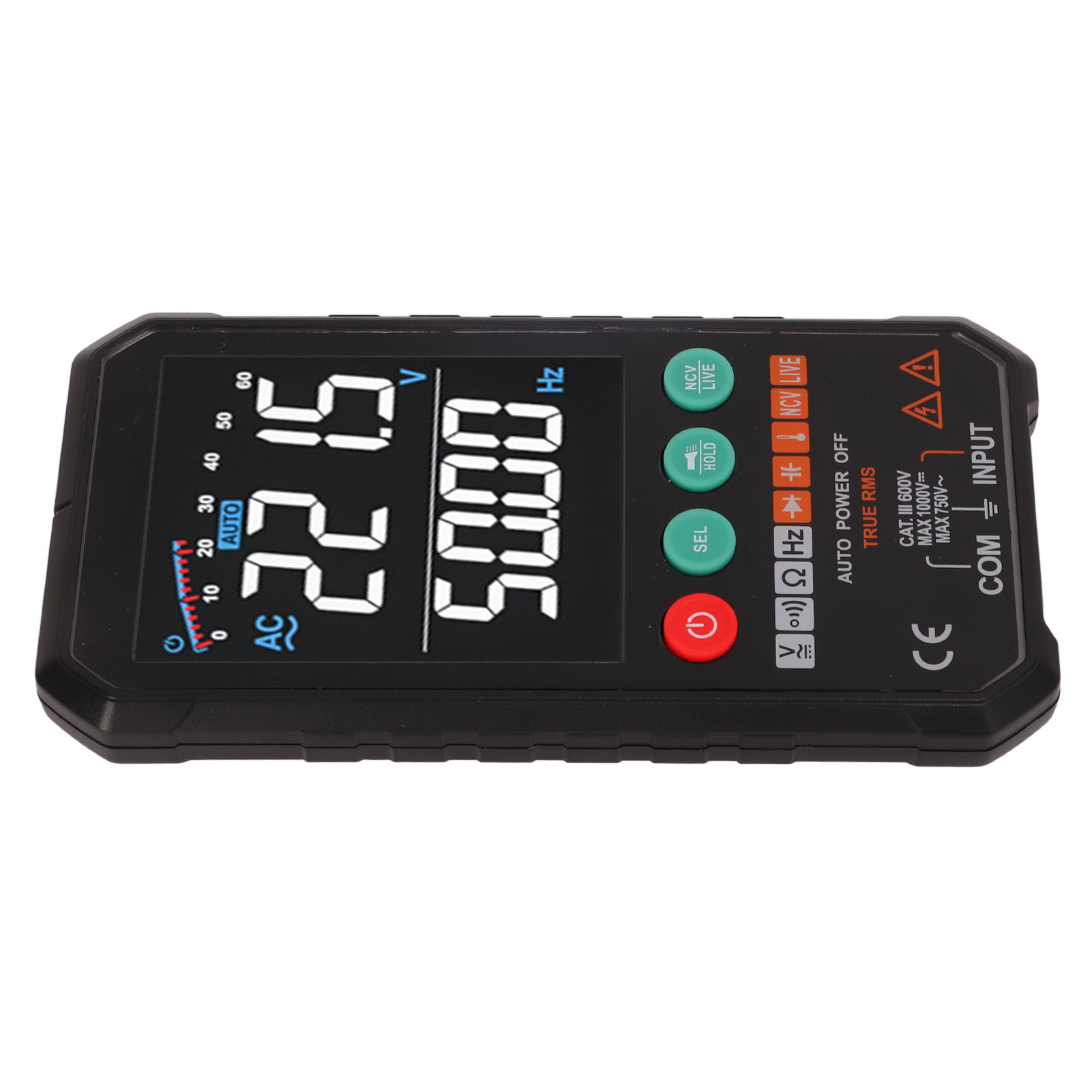 Intelligentes, Automatisches Digitalmultimeter, Fehlerfreies, Tragbares Elektrisches Voltmeter Mit Hd-bildschirm