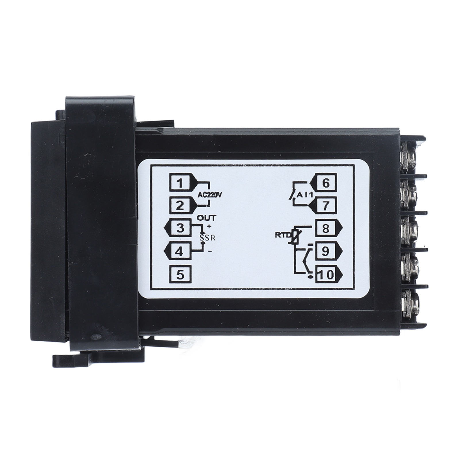 Einstellbarer Digitaler Ssr-thermostat Ac220v, Intelligenter Temperaturregler Mit Clip-halterung, Präziser 12v/24v-regler