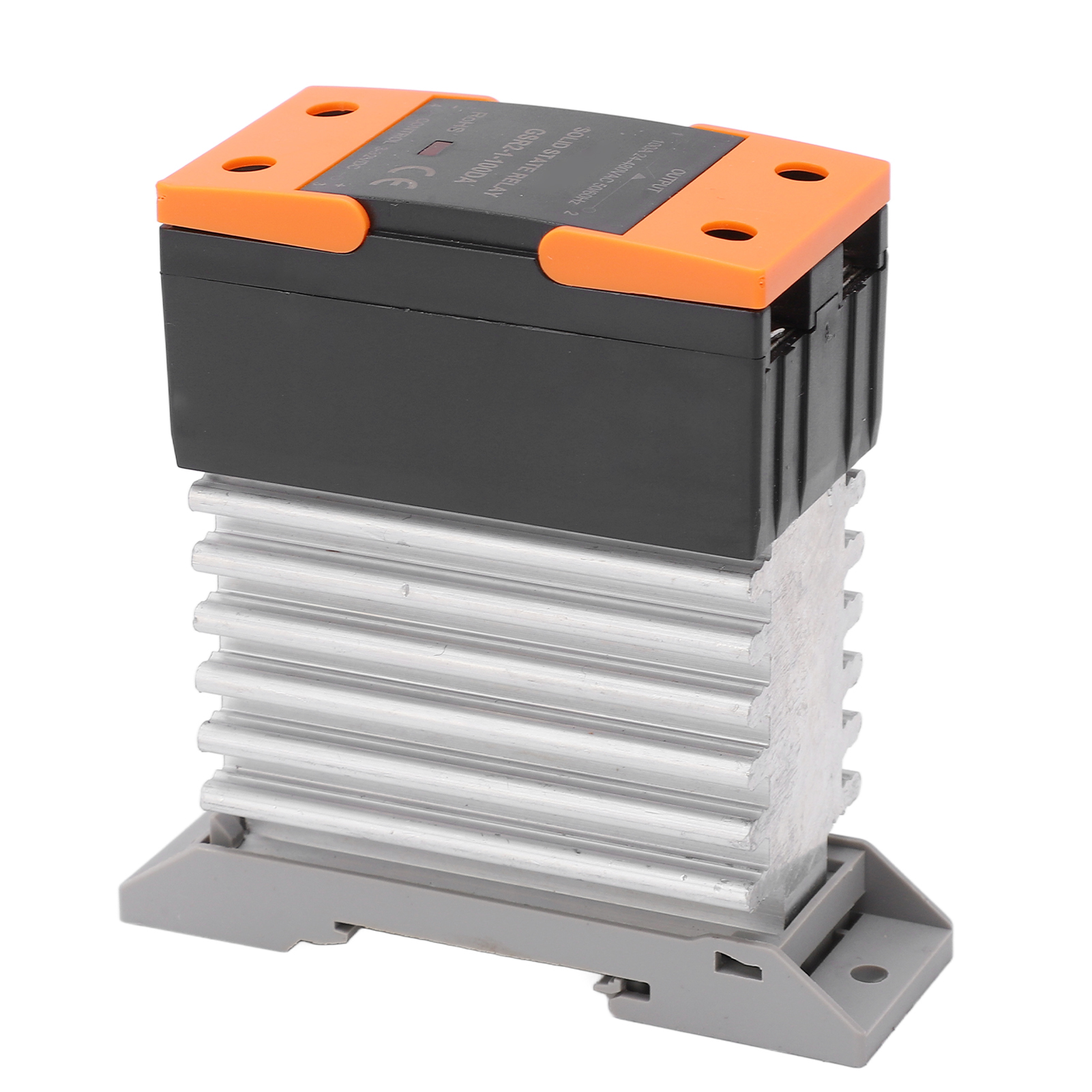 Halbleiterrelaismodul Da Mit Kühlkörper, Eingang 3-32vdc, Ausgang 24-480vac, Kompakter Ssr-schalter Für Industrielle Anwendungen.